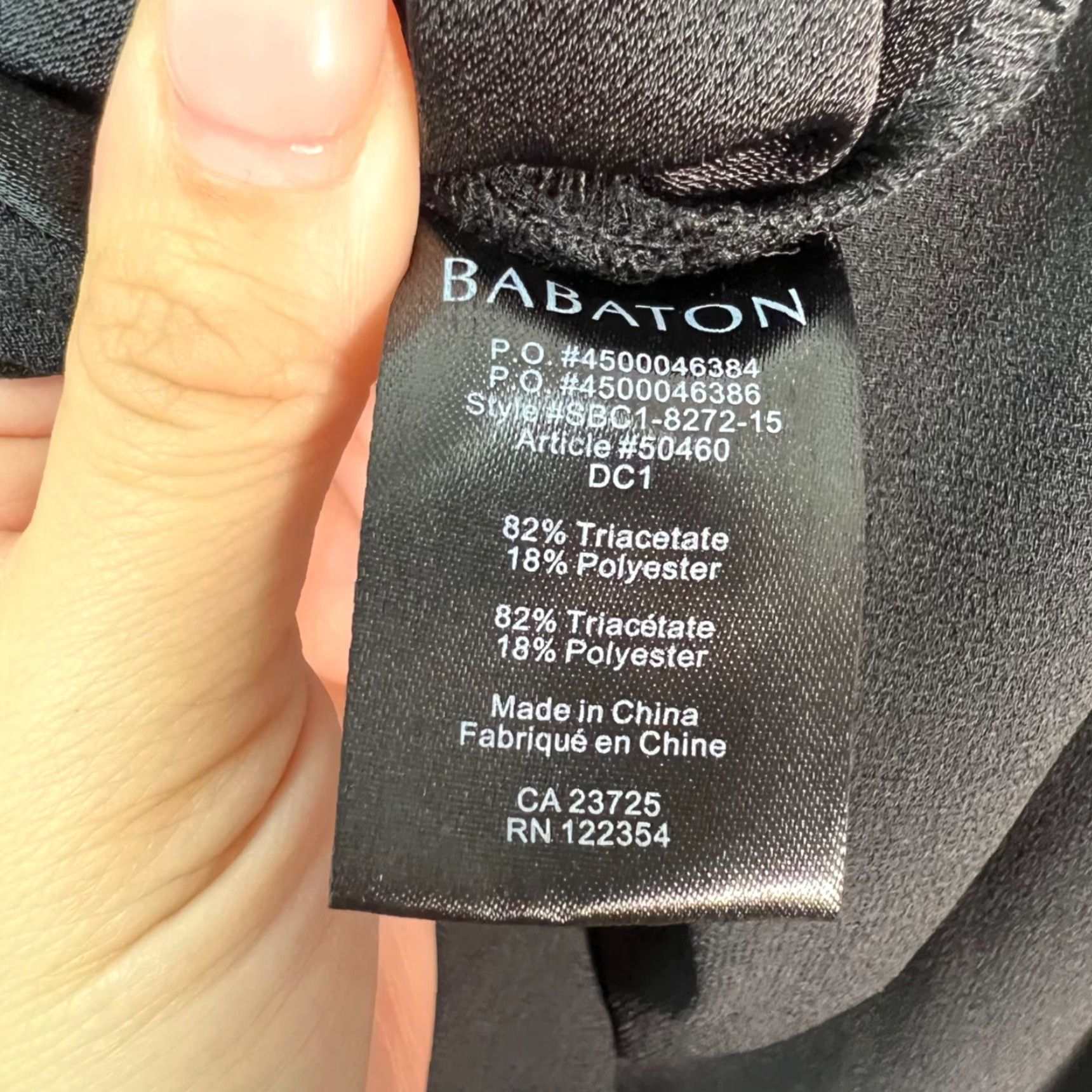 Vintage Babaton Womens Jumpsuit Sleeveless Black Size 2 Fitted Size 26" / US 2 / IT 38 - 4 Thumbnail