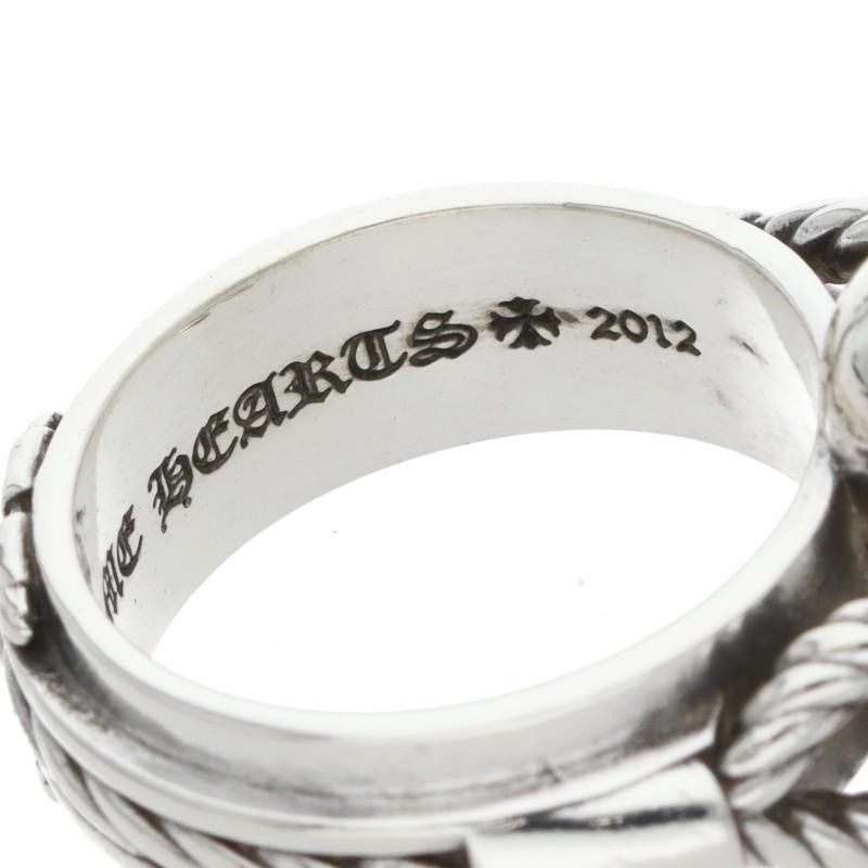 Chrome Hearts US10-10.5 Chrome Hearts Foti Harris Cable Ring 21 Size ONE SIZE - 4 Thumbnail