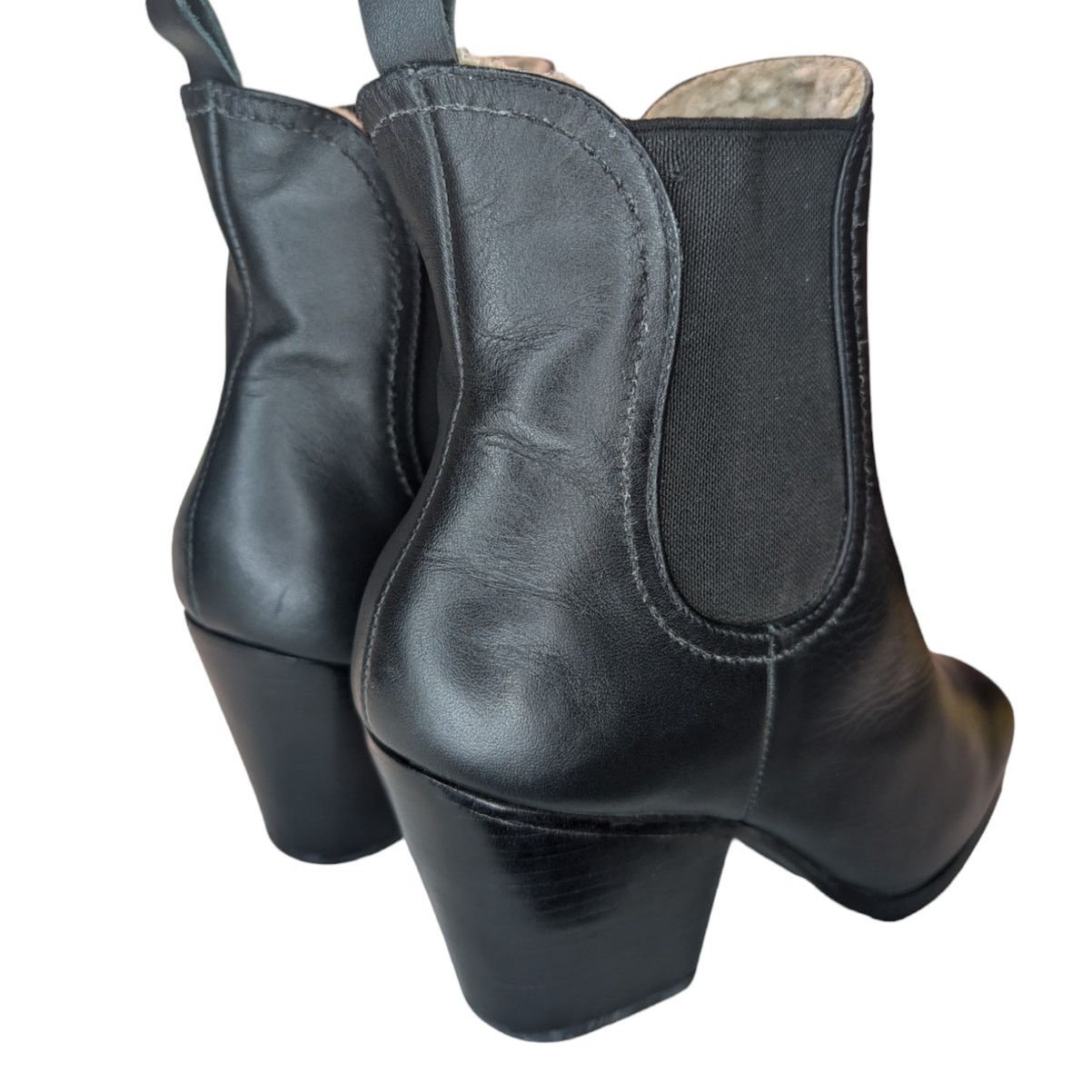 Rachel Comey Rachel Comey Pebbled Nassau Chelsea Boots Sherpa Lined Size US 7.5 / IT 37.5 - 3 Thumbnail