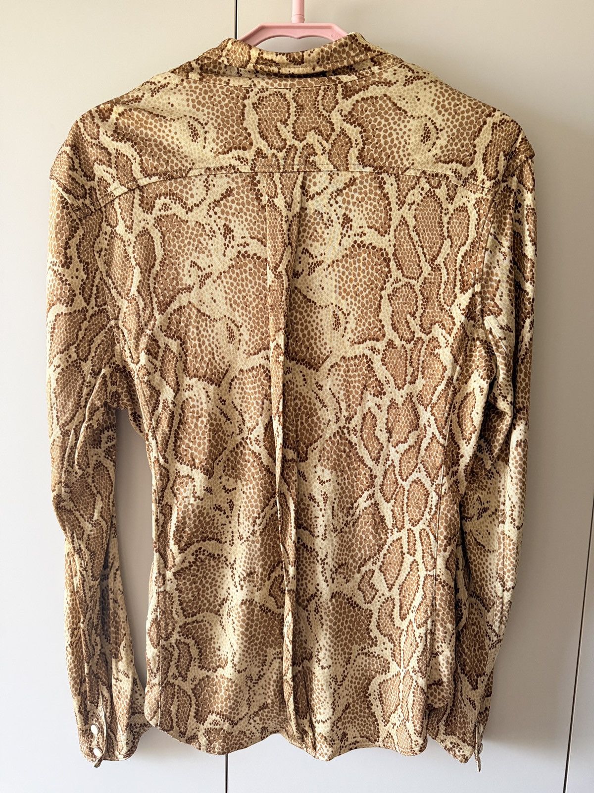 Chloe Chloé Snake Print Button-Down Blouse Size M / US 6-8 / IT 42-44 - 2 Thumbnail