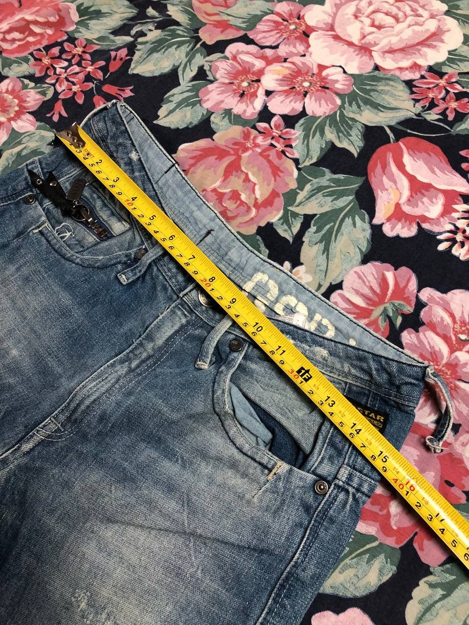 G-Star × Vintage Vintage Jeans Faded Wide Japanese Hype Size 24" / US 00 / IT 34 - 10 Thumbnail