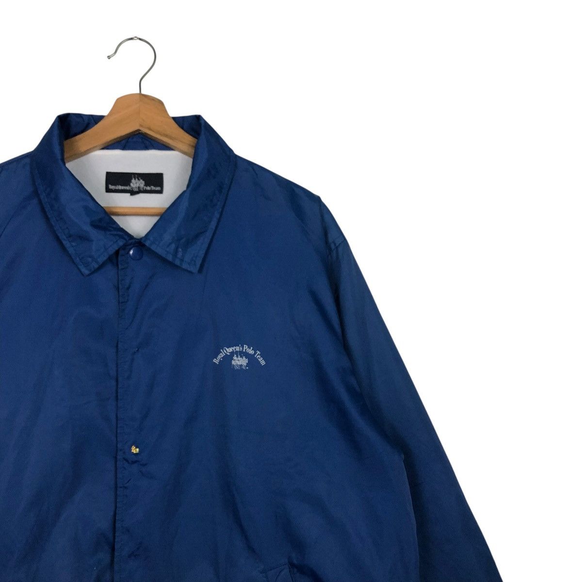 Japanese Brand 🔥BINTAGE COACH JACKET SNAP BUTTON ROYAL QUEEN’S POLO TEAM Size US L / EU 52-54 / 3 - 8 Thumbnail