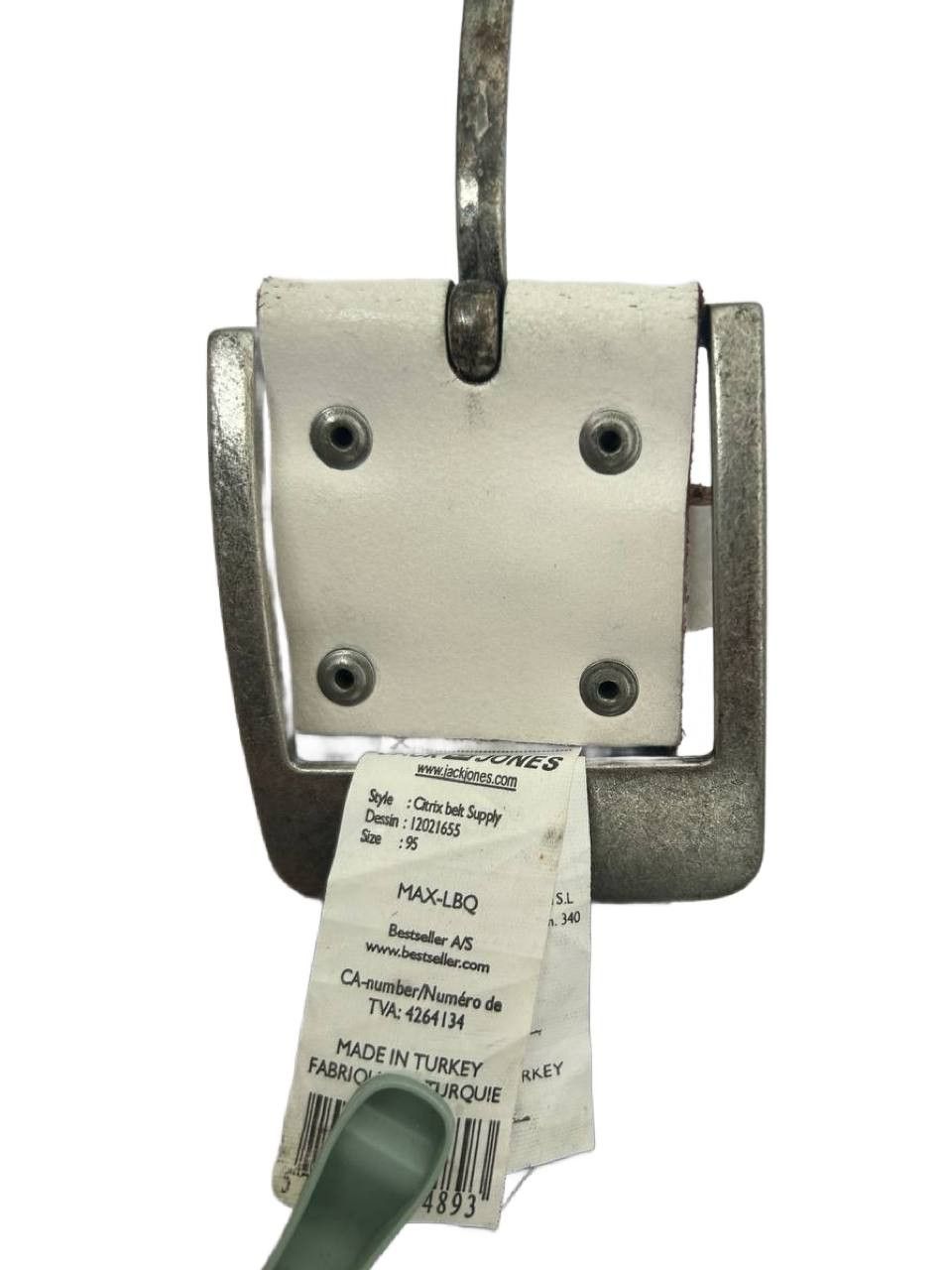 Jack & Jones Jack&Jones leather belt #1314 Size ONE SIZE - 3 Thumbnail