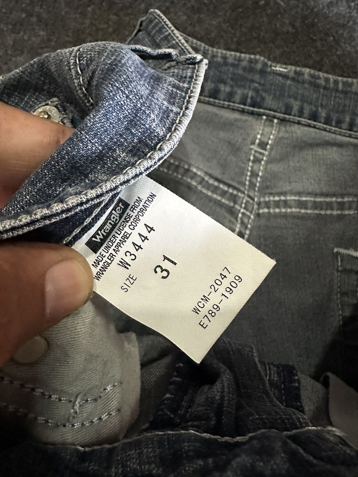 Vintage × Wrangler Vintage Wrangler 3444 White Tag Denim Size 30 D121 Size US 30 / EU 46 - 10 Thumbnail