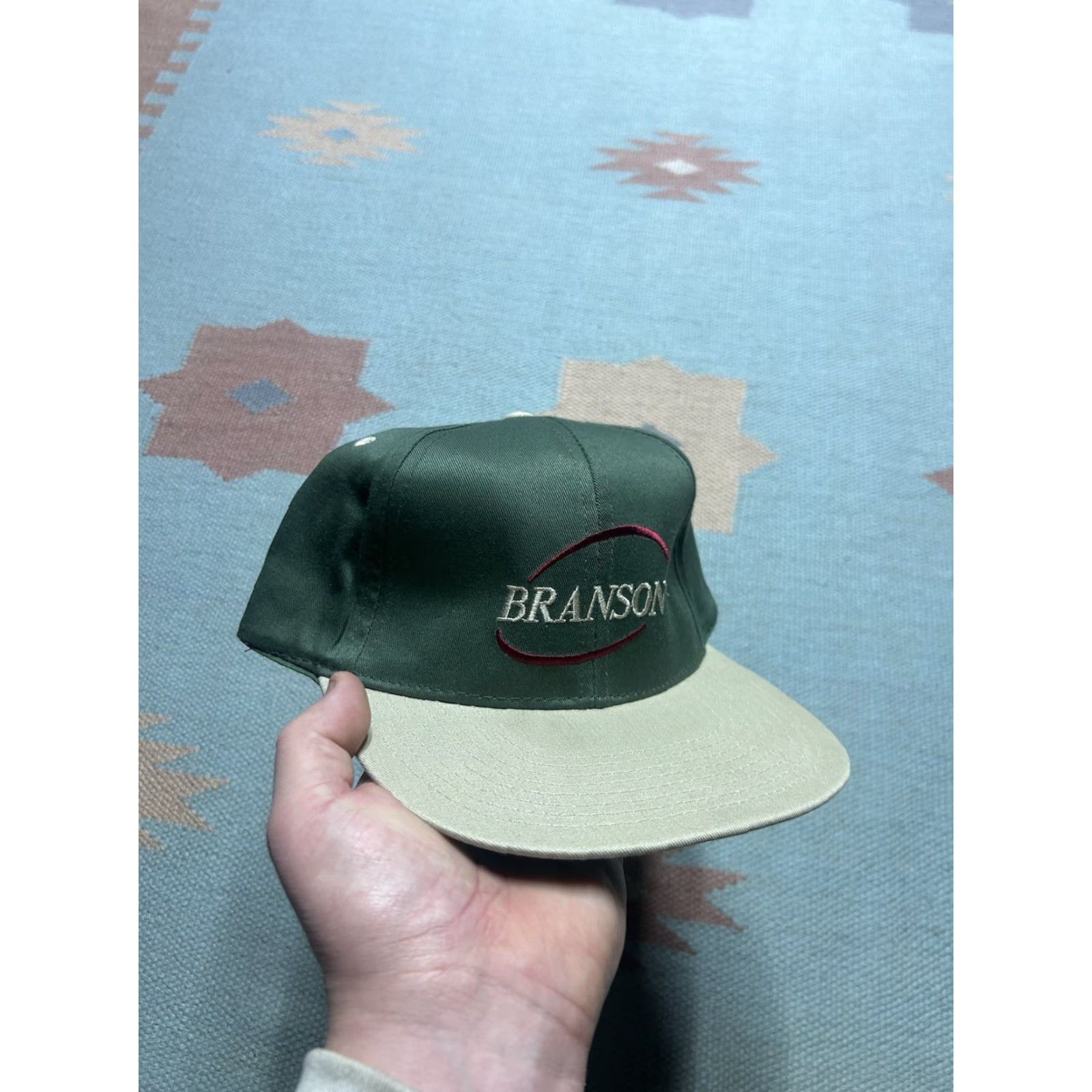 Vintage VINTAGE SnapBack hat cap Branson Missouri country music green adjustable Men ADHD? Size ONE SIZE - 2 Thumbnail