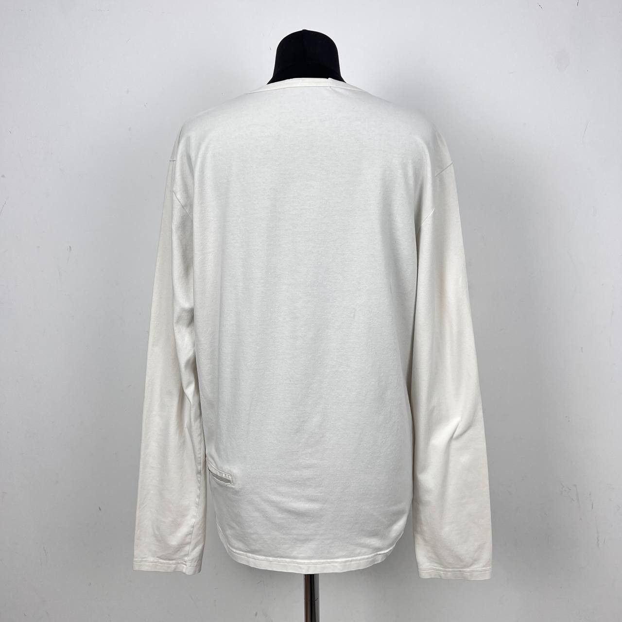 Prada PRADA Luna Rossa White Long Sleeve Red Tab Logo Sport Men's Size US L / EU 52-54 / 3 - 7 Thumbnail