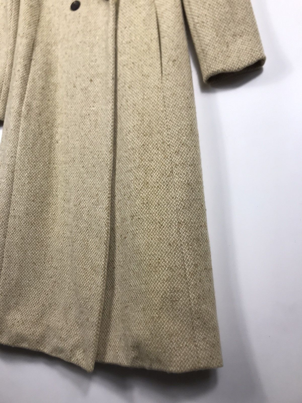 Jil Stuart ⚡️Vintage Jill Stuart Tweed Double Breast Long Coat Size S / US 4 / IT 40 - 7 Thumbnail