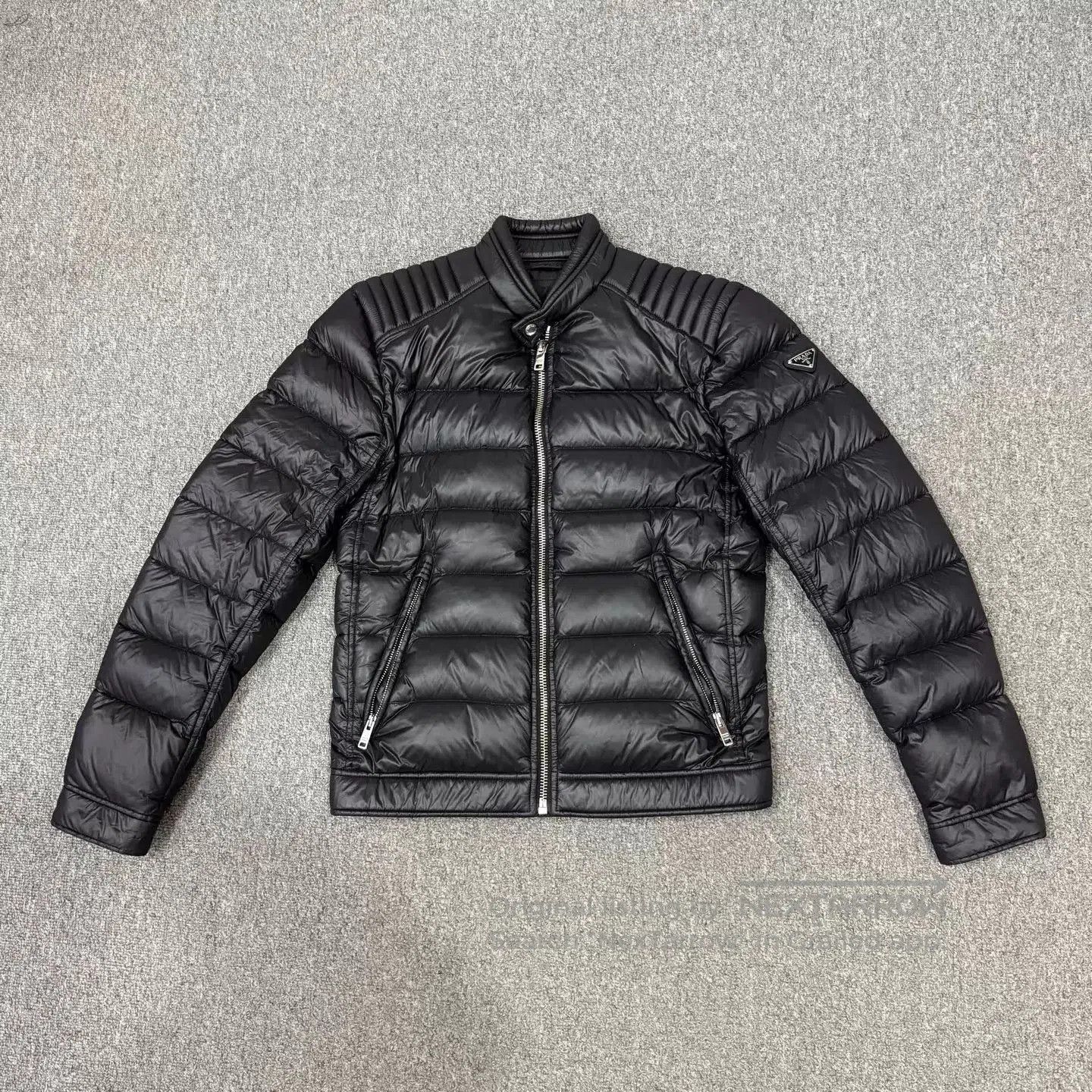 Prada Black Quilted Puffer Jacket Size S. Size US S / EU 44-46 / 1 - 1 Thumbnail