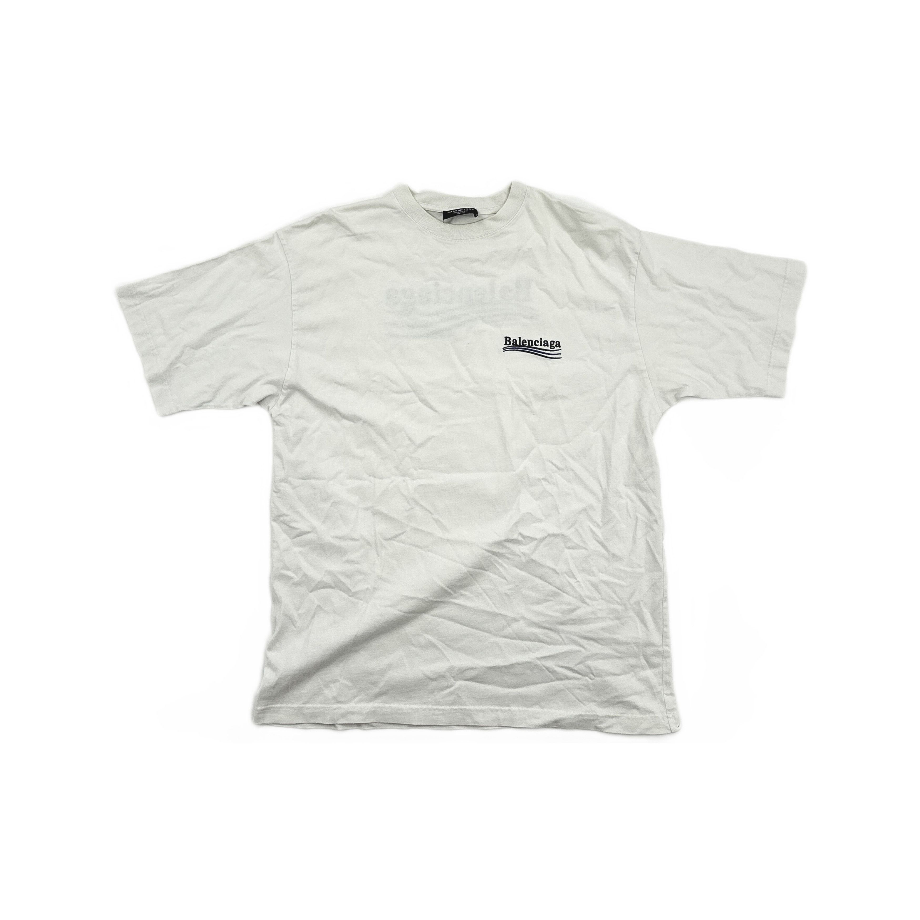Balenciaga Balenciaga Political Campaign Logo T-Shirt Size M Size US M / EU 48-50 / 2 - 1 Thumbnail