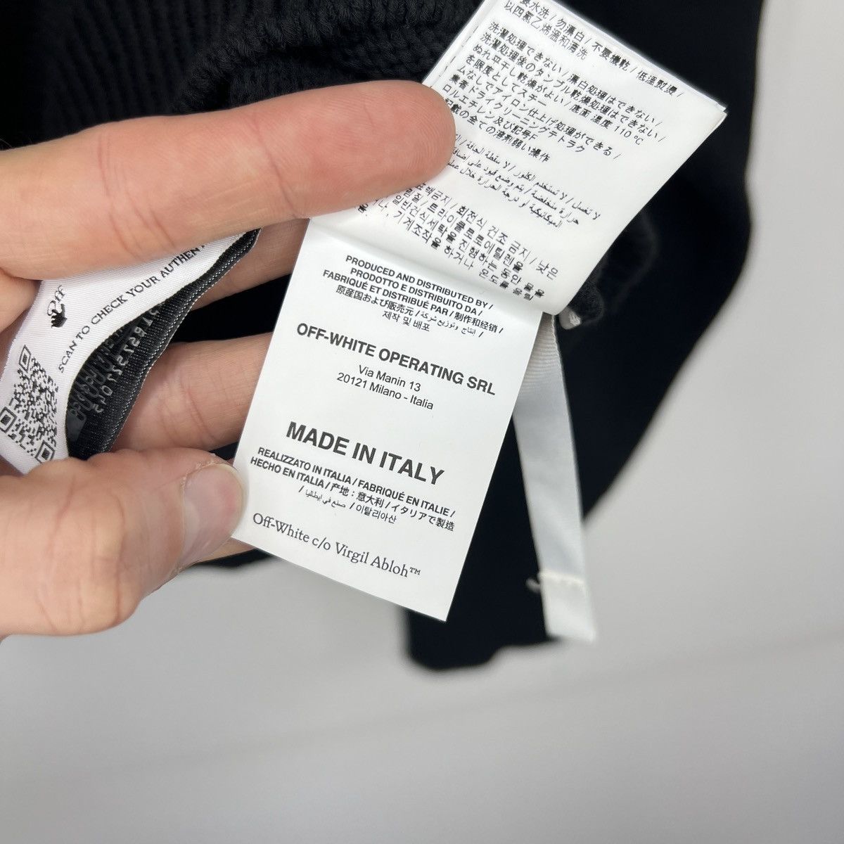 Off-White Off White Black Boxy Sweater Jumper Knitwear Embroidered Size M / US 6-8 / IT 42-44 - 11 Thumbnail
