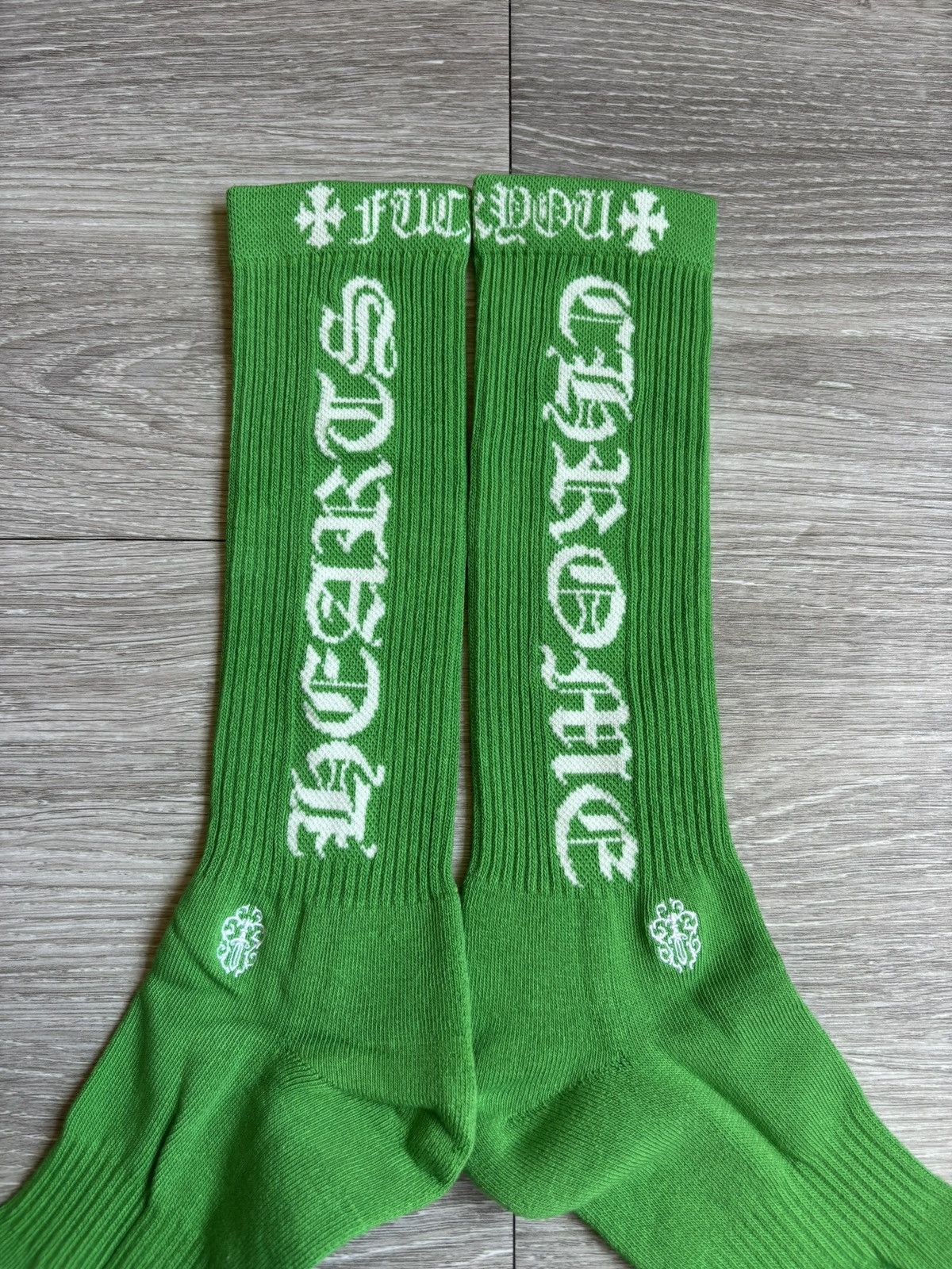 Chrome Hearts Chrome Hearts Fuck You Socks Size ONE SIZE - 12 Thumbnail