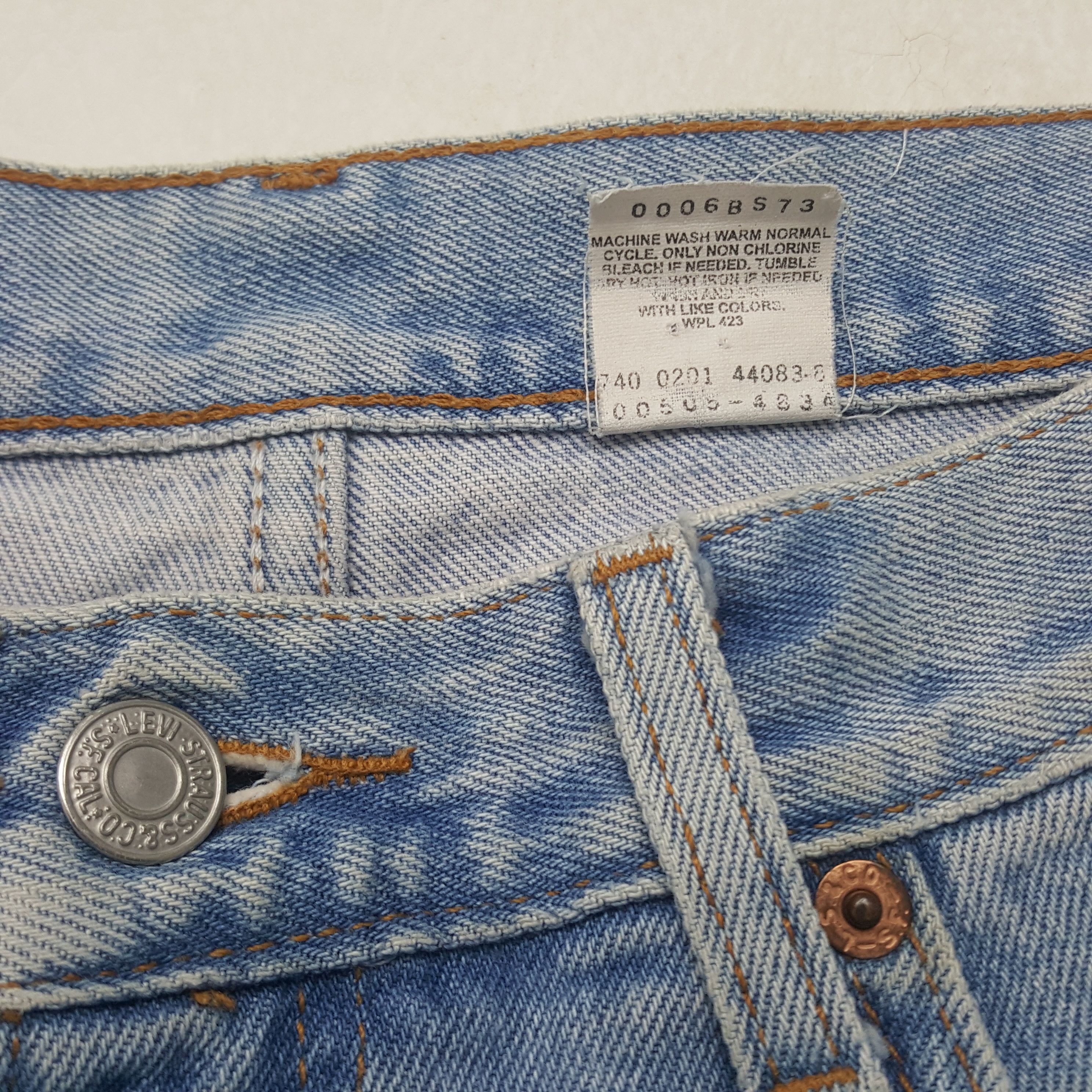 Levi's × Vintage Vintage Levi's American Distressed Style Denim Jeans Size US 32 / EU 48 - 14 Thumbnail