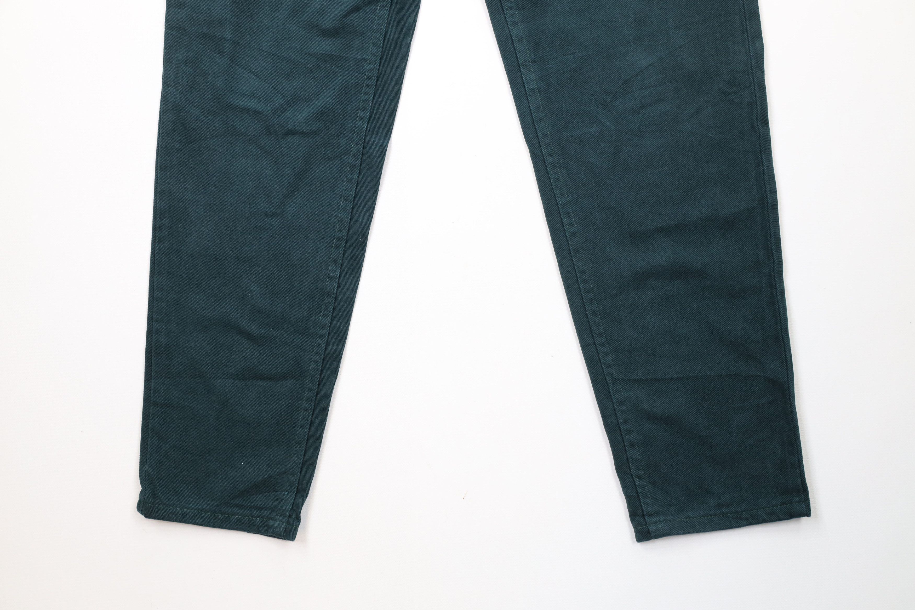 Lee × Vintage Deadstock Vintage 90s Lee Tapered Leg Denim Jeans Green USA Size 30" / US 8 / IT 44 - 4 Thumbnail