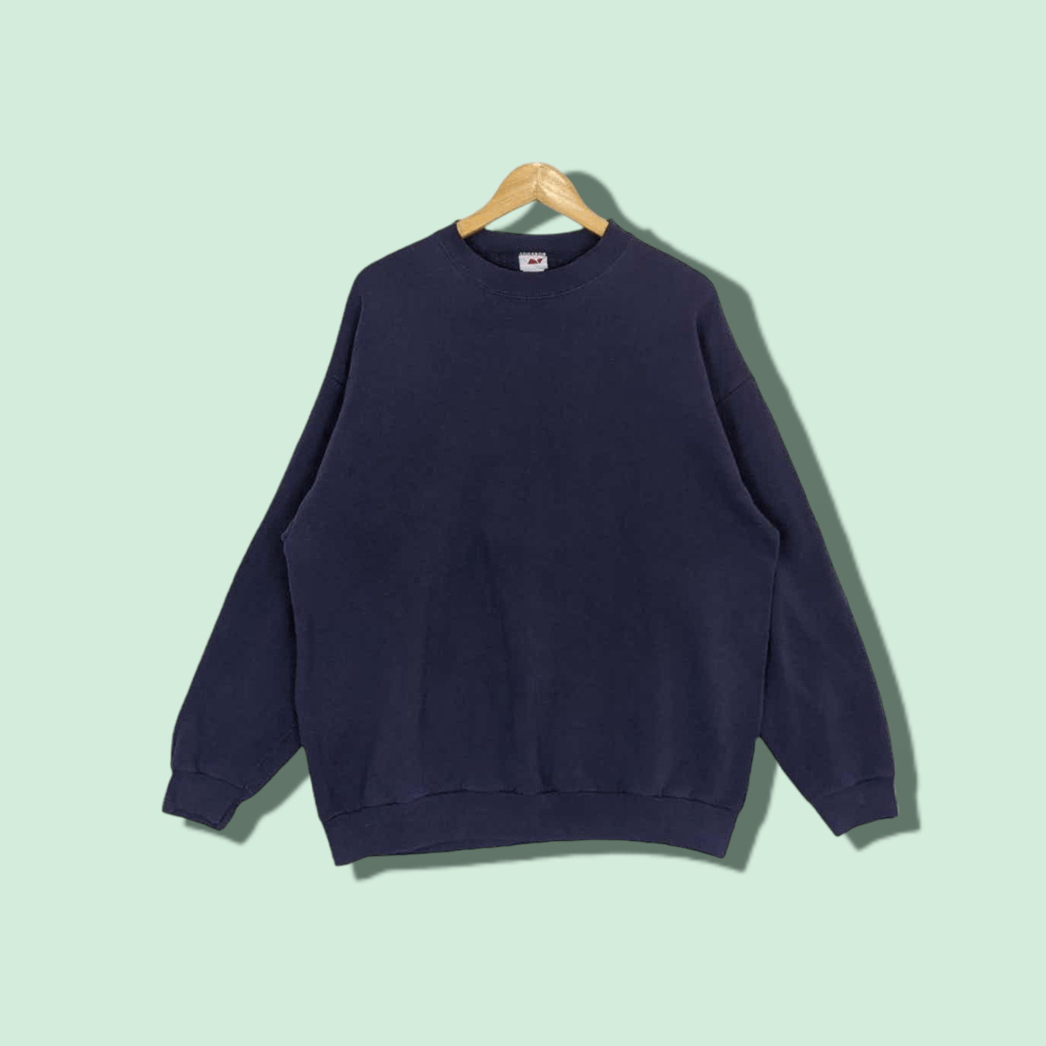 Japanese Brand Vintage 90's NUCLEUS Plain Jumper Sweatshirt Size US XL / EU 56 / 4 - 1 Thumbnail
