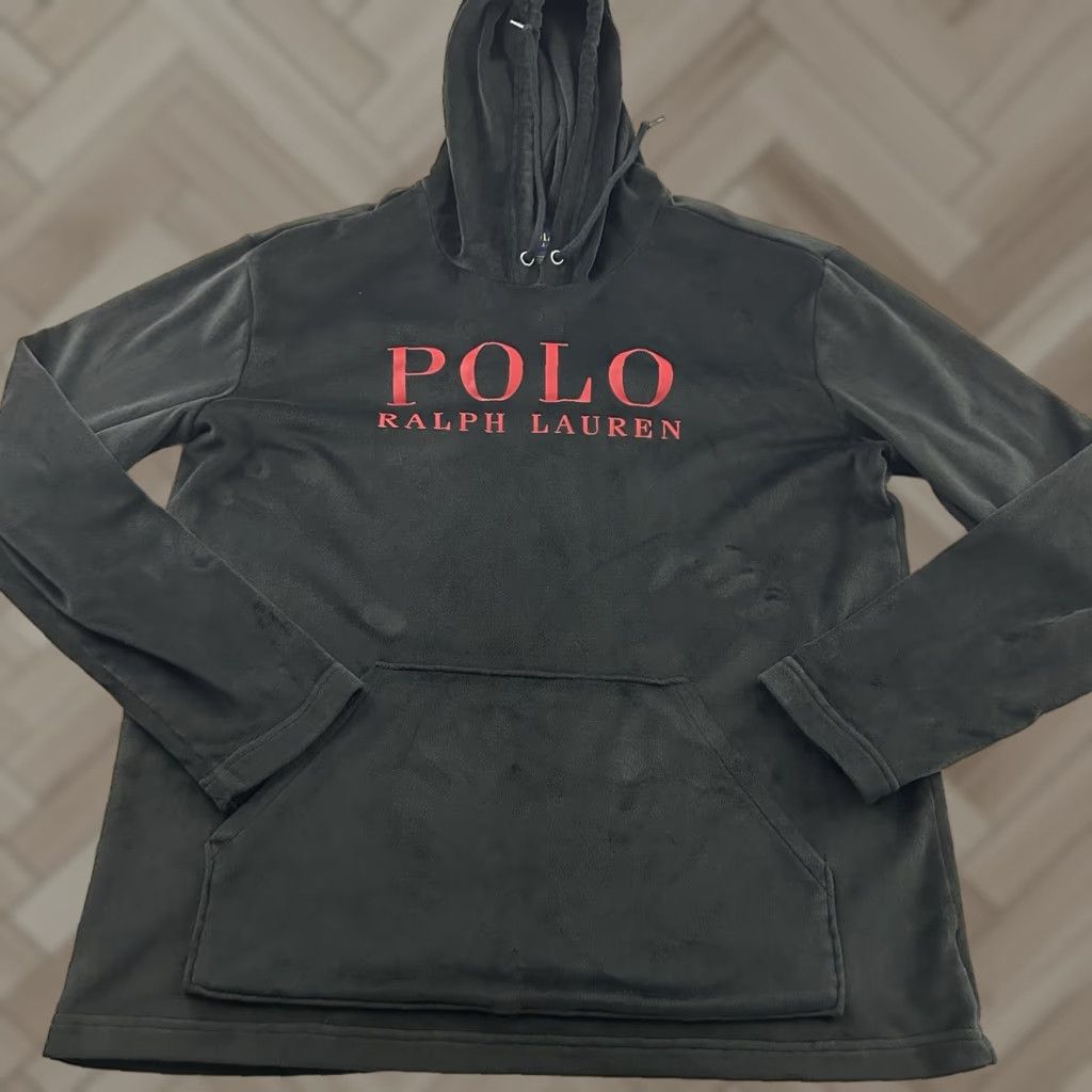 Polo Ralph Lauren Polo Ralph Lauren Sweatshirt Hoodie Fleece Black Men's M Size US M / EU 48-50 / 2 - 1 Thumbnail