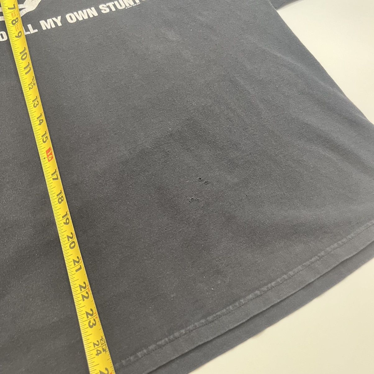 Vintage “I do all my own stunts” black tee Size US XL / EU 56 / 4 - 5 Thumbnail