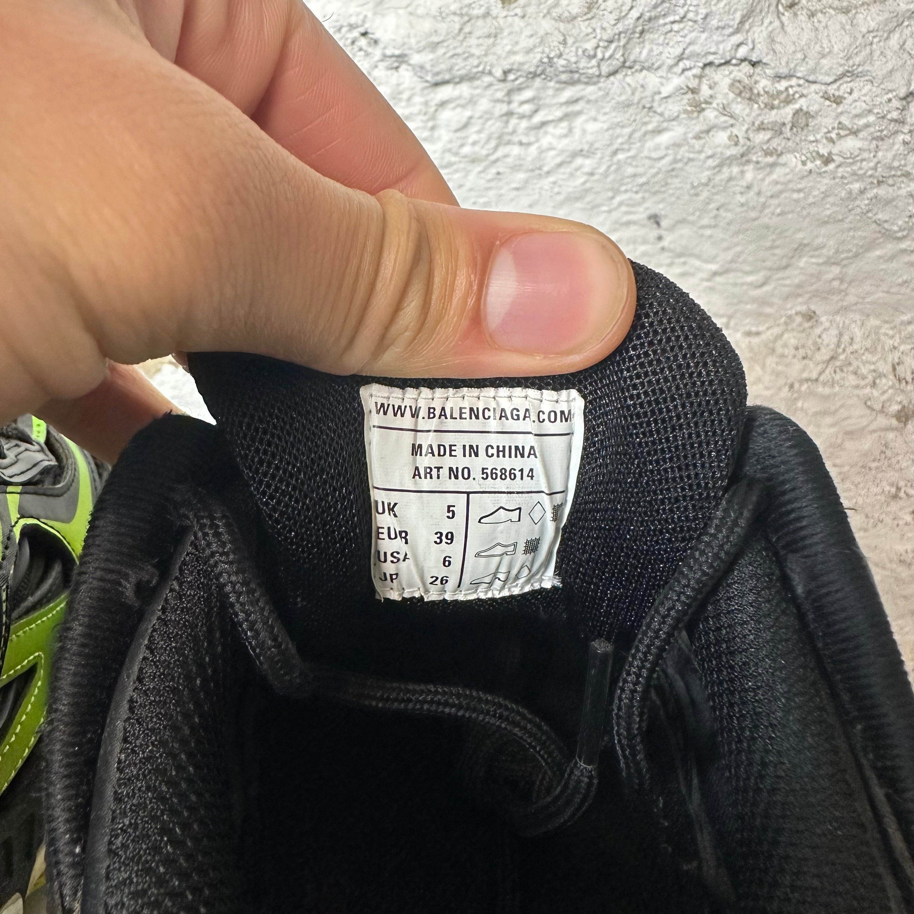 Balenciaga Balenciaga Track 2 Black Neon Green Sz 6 (39) Size US 6 / EU 39 - 6 Thumbnail