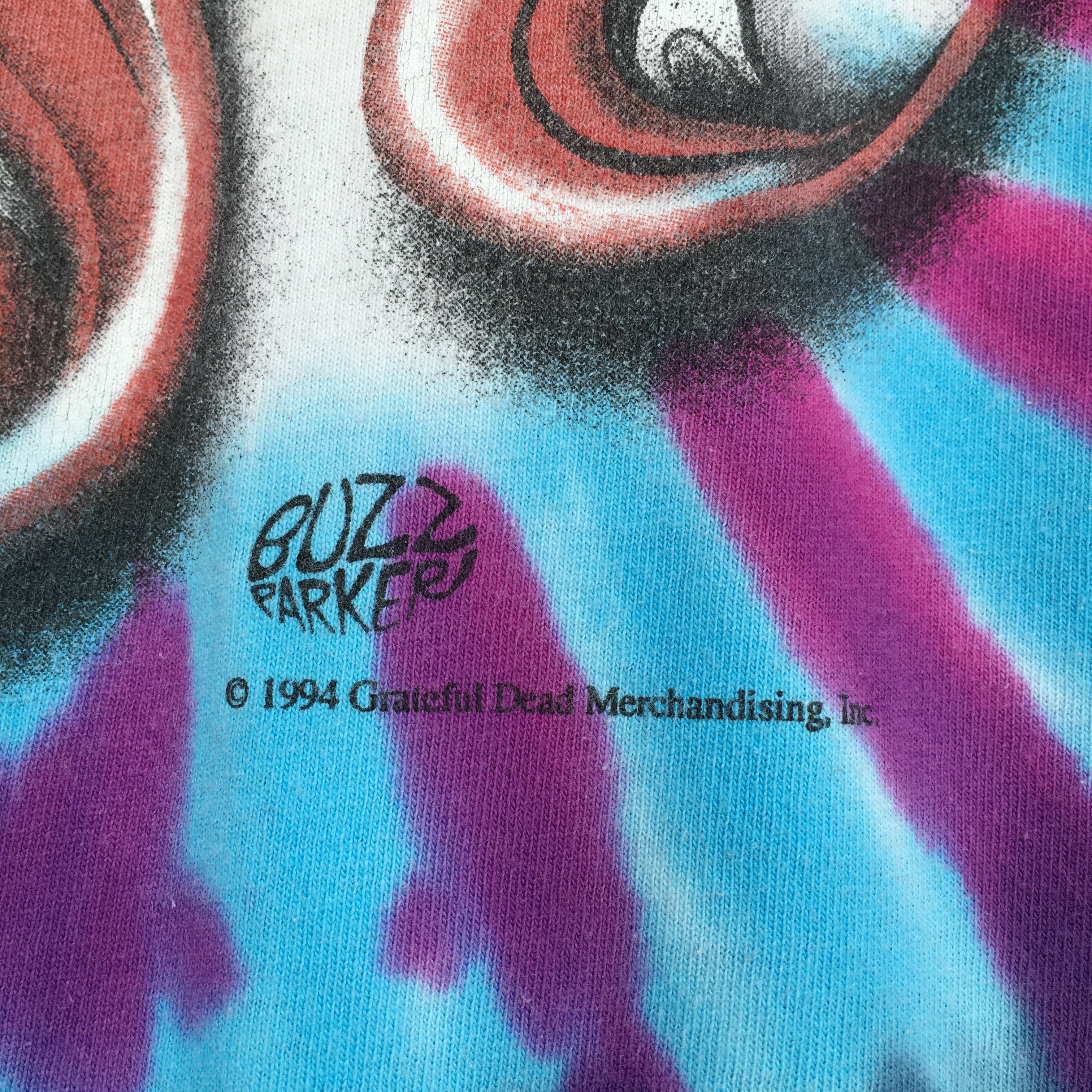 Grateful Dead × Vintage Vintage 90s Grateful Dead Rock Concert Tie Dye Tshirt Large Size US L / EU 52-54 / 3 - 5 Thumbnail