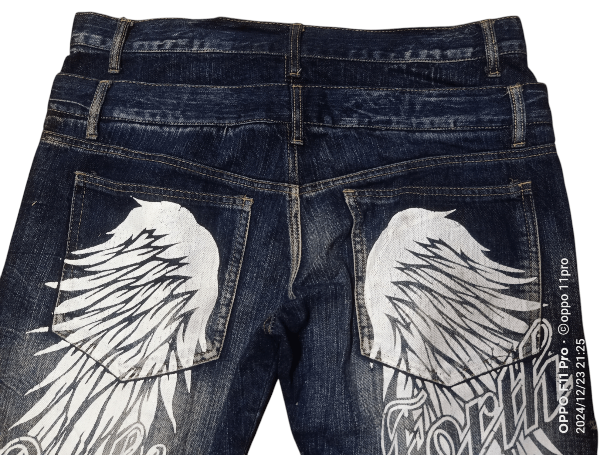 If Six Was Nine × Japanese Brand × Vintage Back Forth Denim Double Waist Japan Loose Denim Size US 36 / EU 52 - 3 Thumbnail