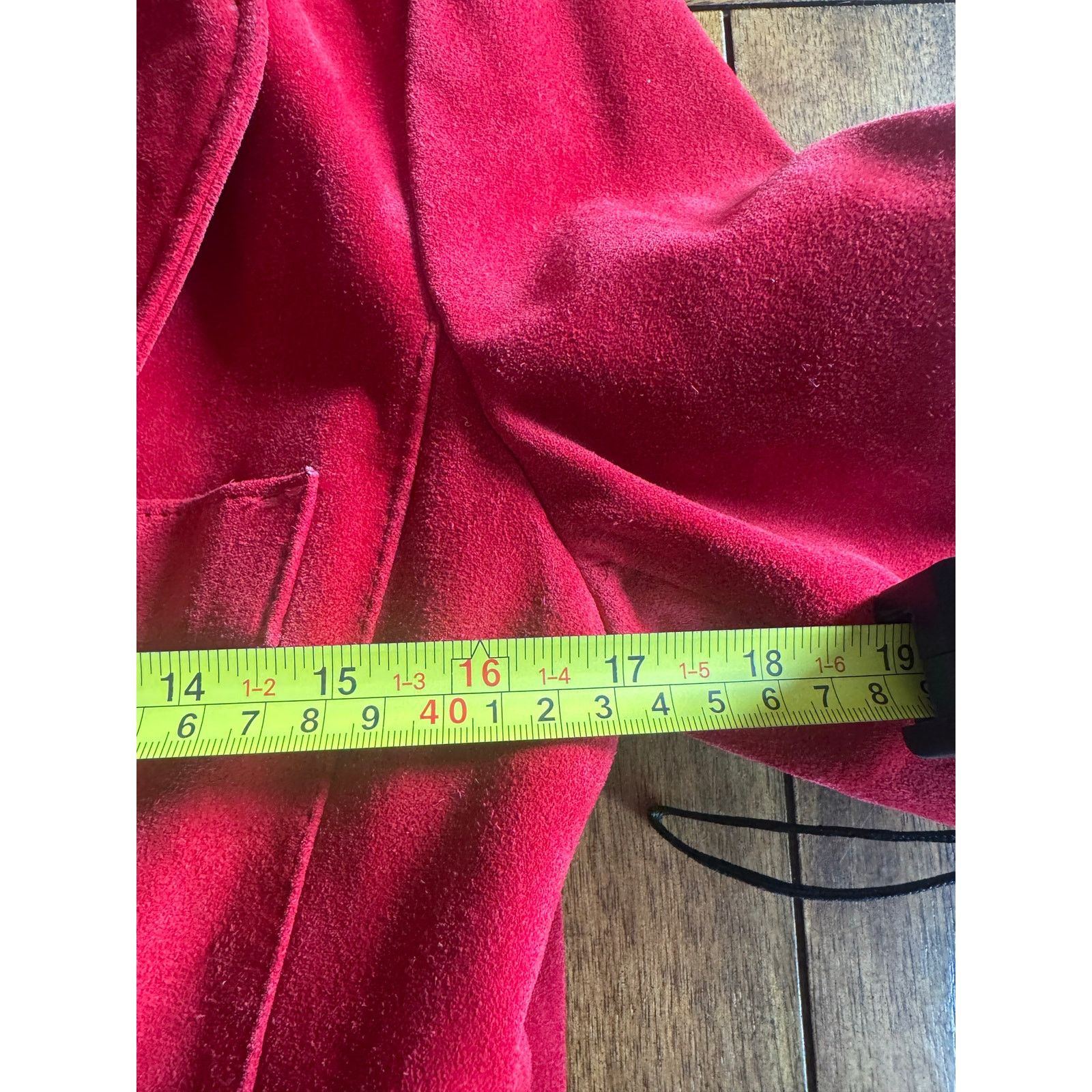 Other Vintage Split End Ltd Red Suede Blazer Jacket Size 14 Size XL / US 12-14 / IT 48-50 - 13 Thumbnail
