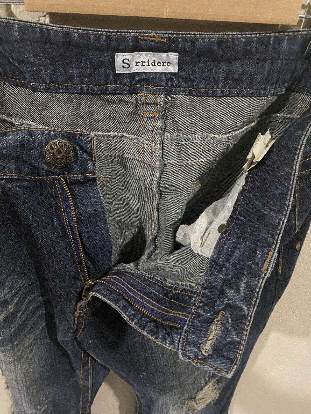 Japanese Brand Vintage Sorridere Distressed Painter Flared Jeans Size US 33 - 11 Thumbnail