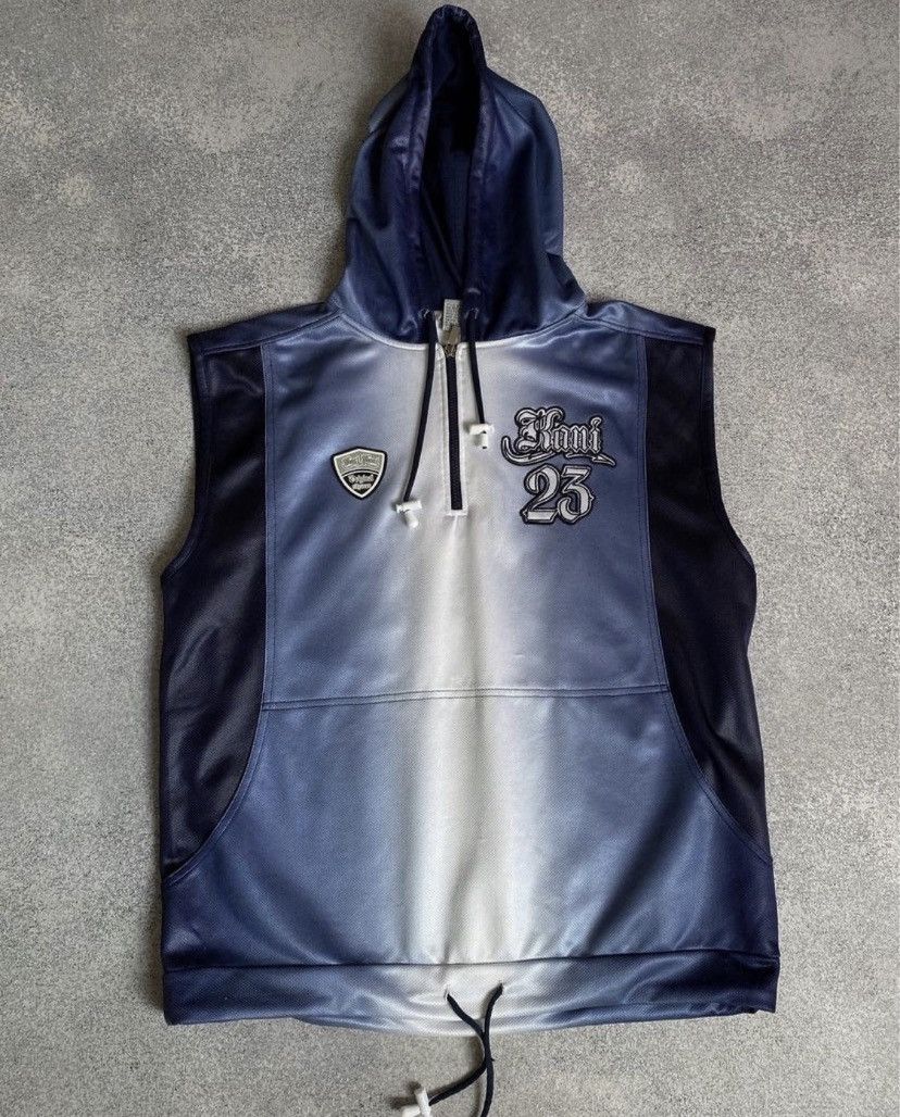 Karl Kani × Vintage Vintage Karl Kani Rap Style Hooded Jersey Tee Size US M / EU 48-50 / 2 - 2 Thumbnail