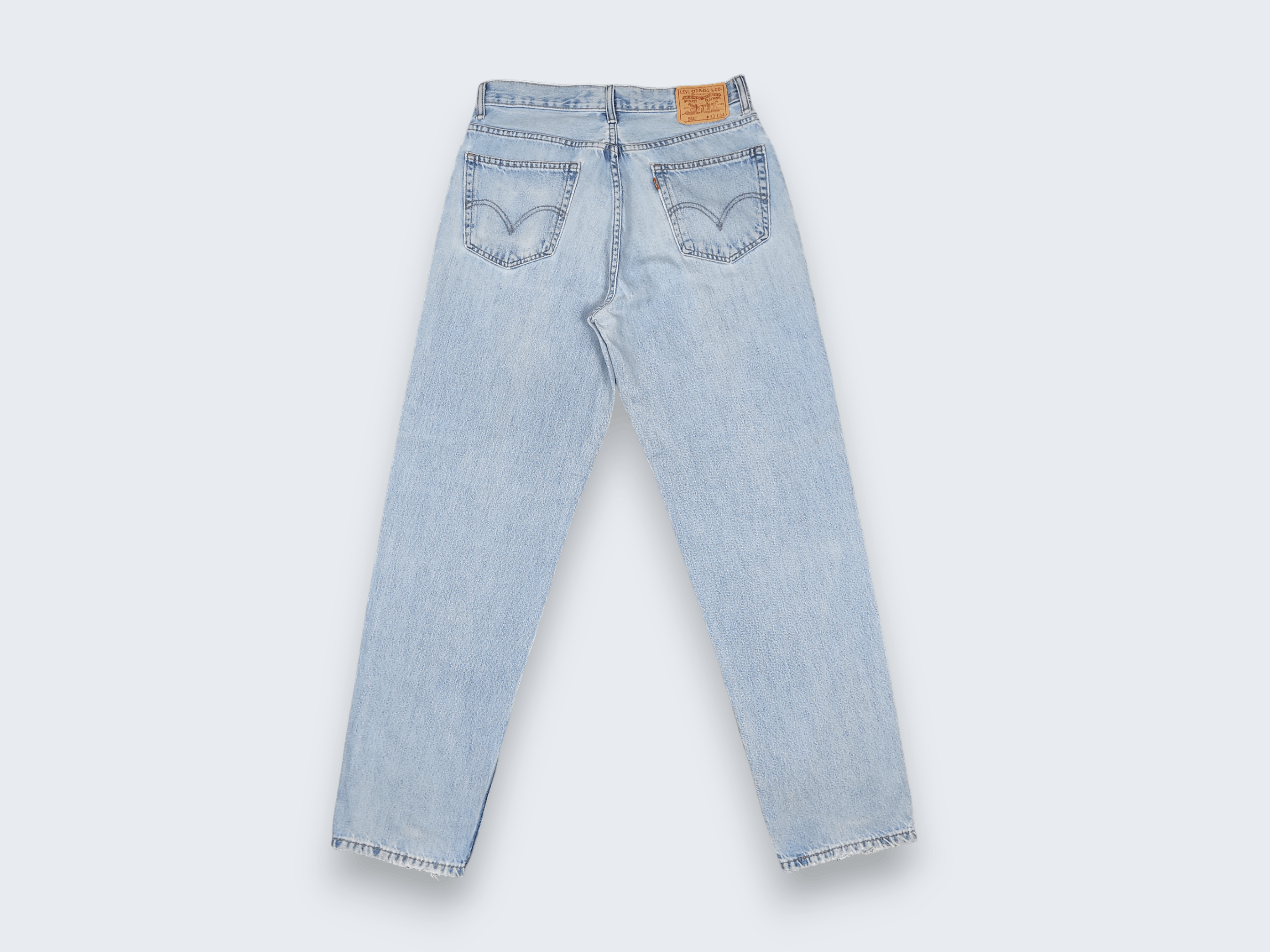Levi's × Vintage Vintage Levis 560 Blue Light Wash Jeans L343 Size US 33 - 7 Thumbnail