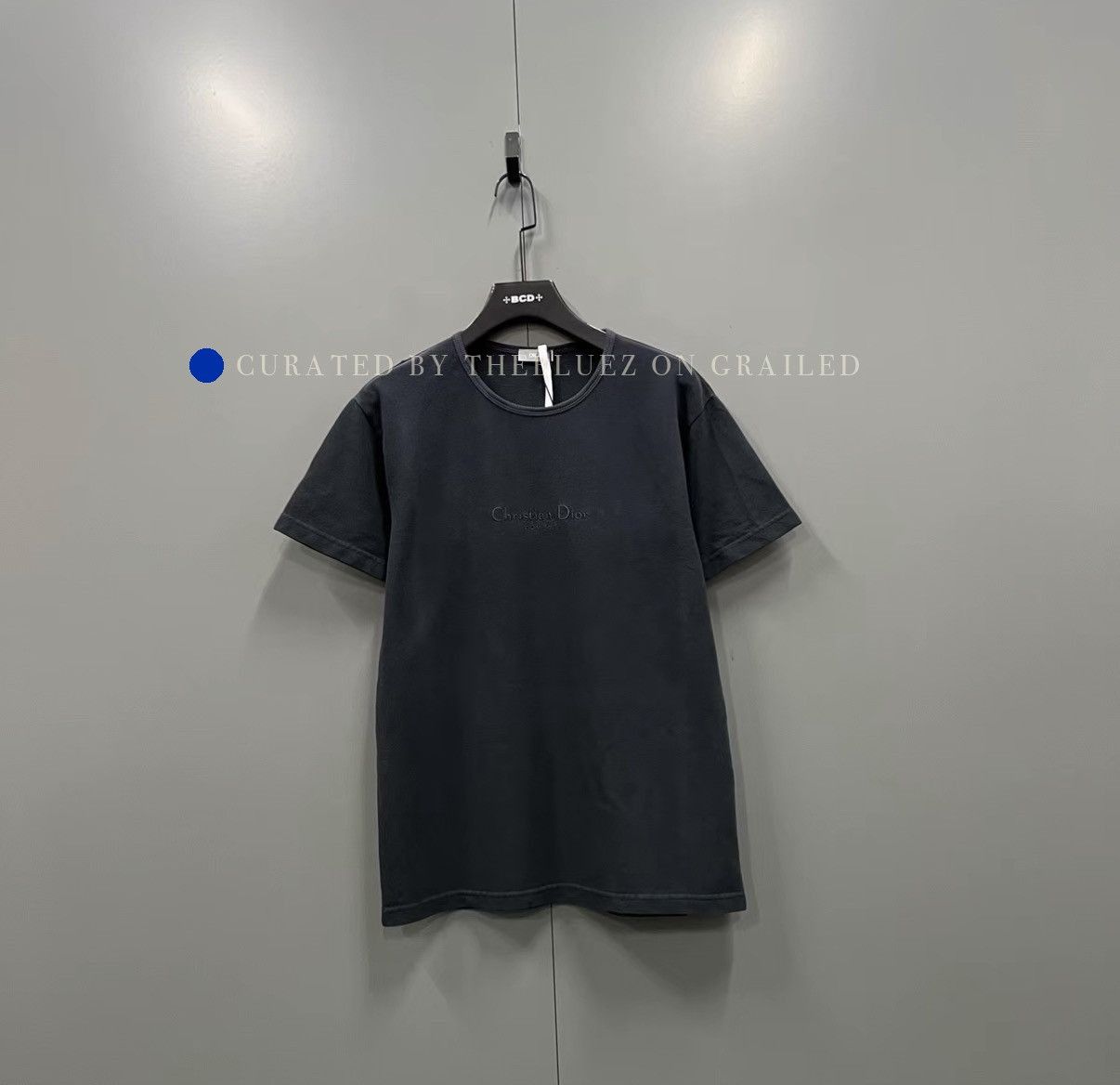 Dior Embroidered Logo Black Short Sleeve T-Shirt Size US L / EU 52-54 / 3 - 1 Thumbnail