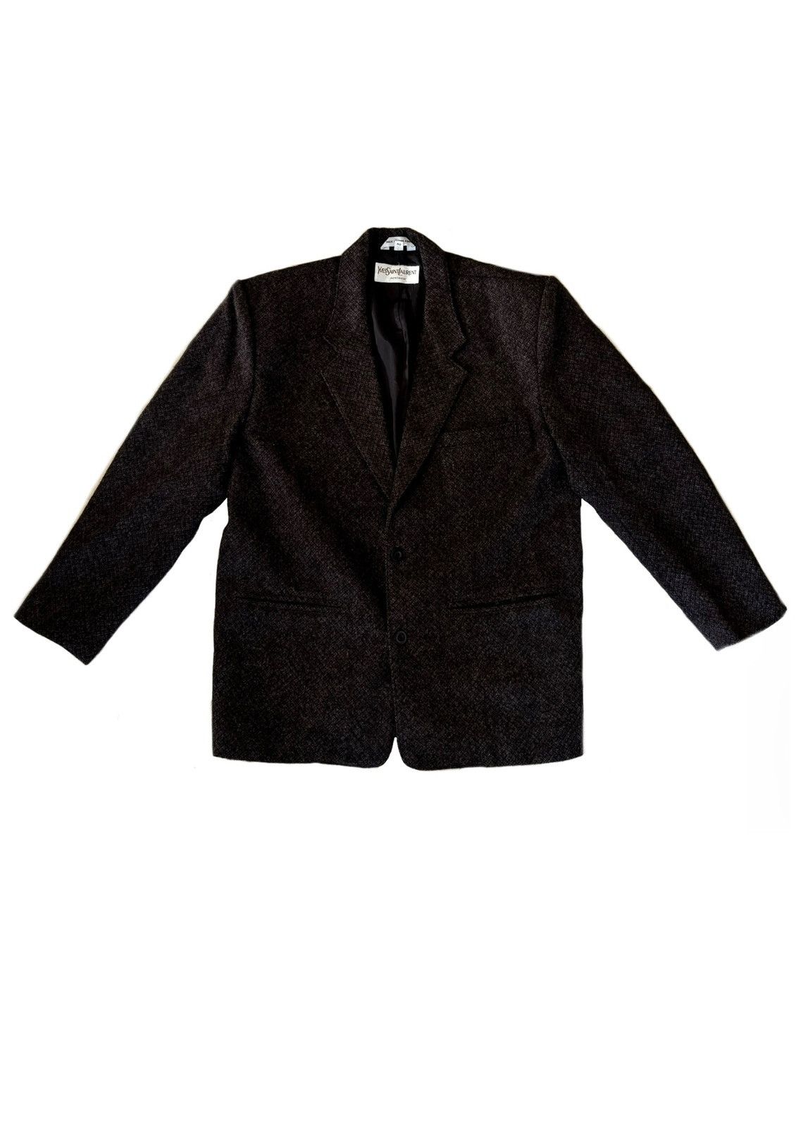 Yves Saint Laurent Vintage 1980’s YSL rare wool blazer Size 42L - 6 Thumbnail