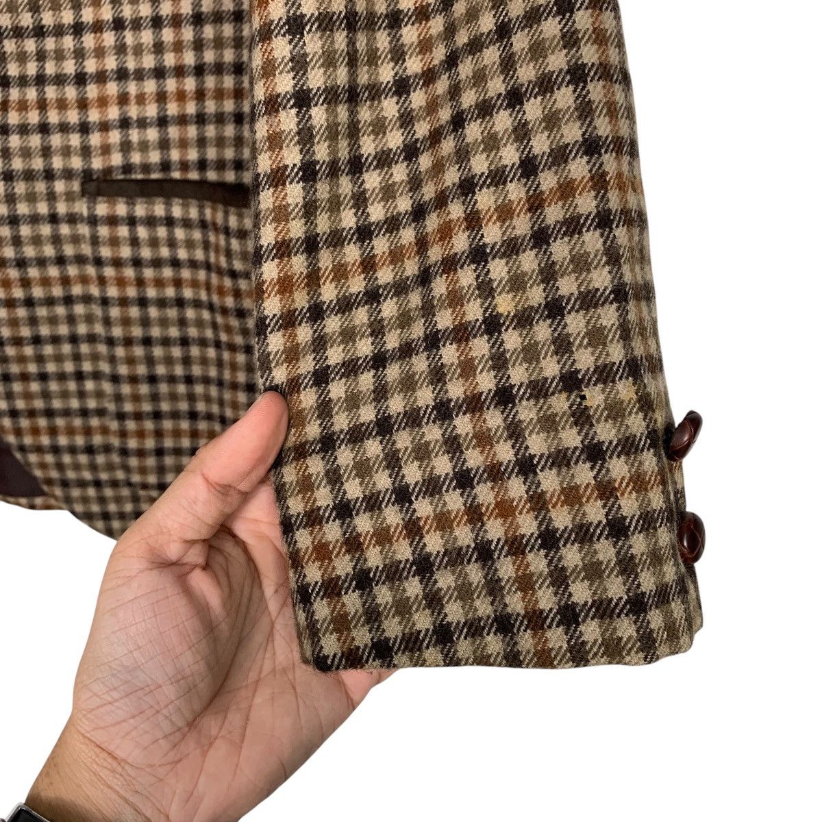 Burberry Burberry Checkered Wool Jacket Size S / US 4 / IT 40 - 13 Thumbnail