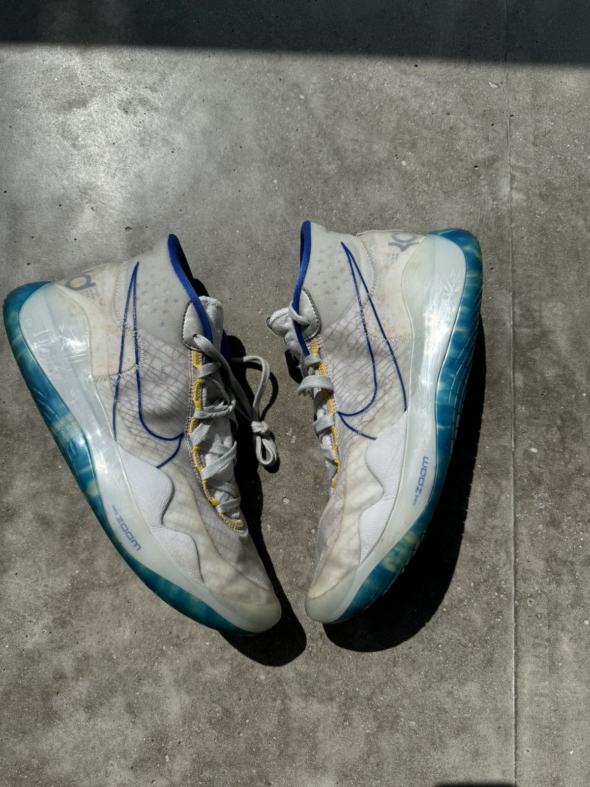 Jordan Brand × Nike NIKE KD 12 Warriors Home Size US 10 / EU 43 - 2 Thumbnail