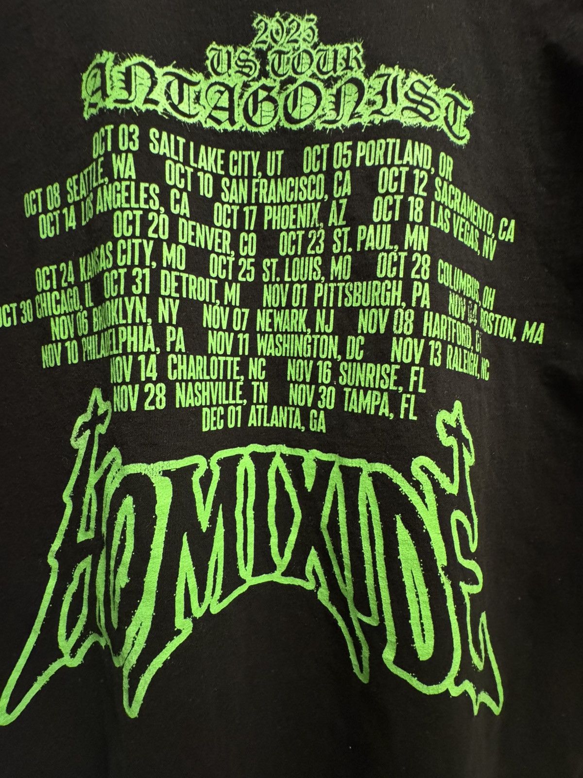 HXG Homixide Gang L/S merch Antagonist Tour Size US L / EU 52-54 / 3 - 4 Thumbnail