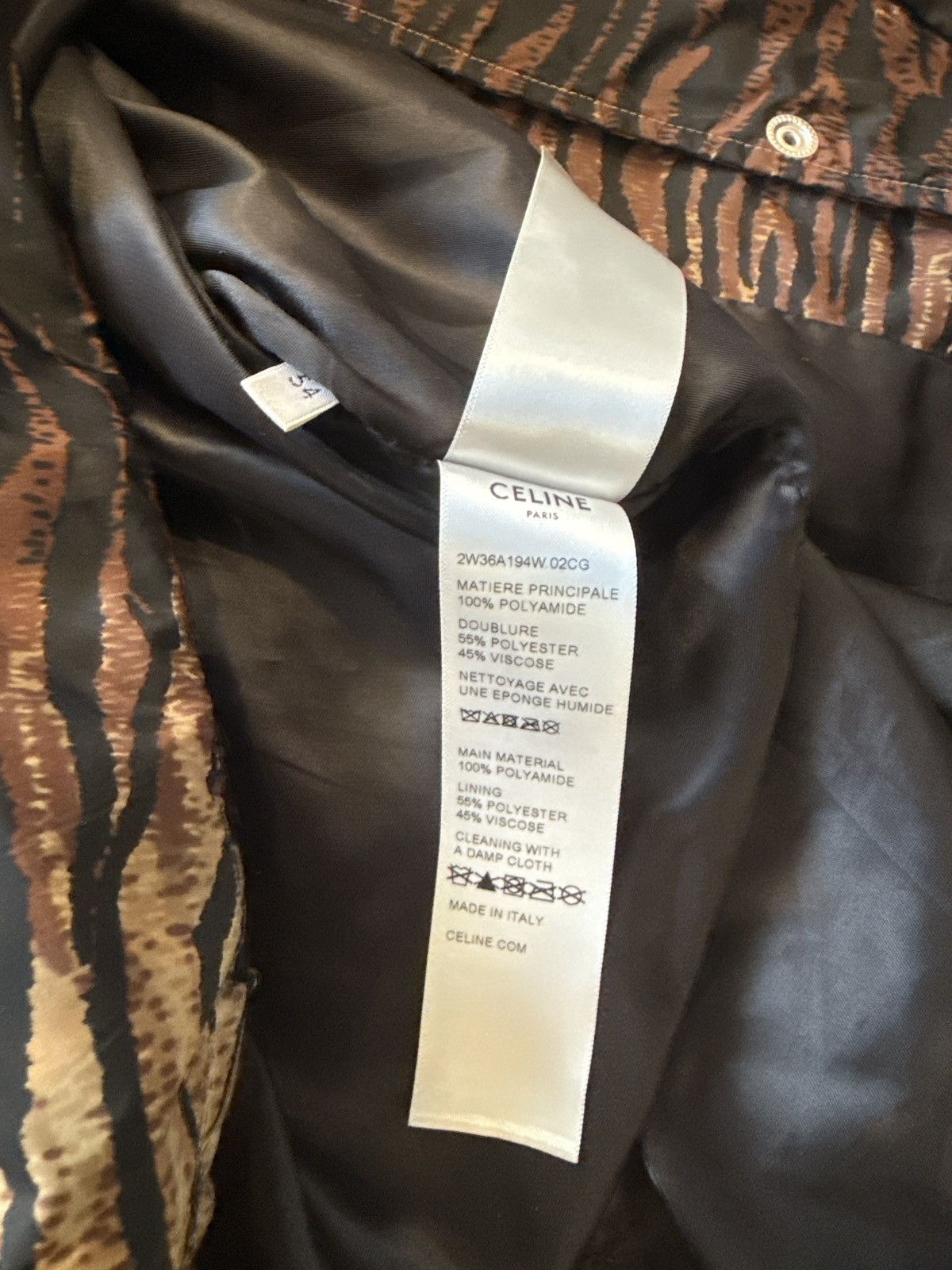 Celine Celine animal print coach jacket Size US XL / EU 56 / 4 - 8 Thumbnail