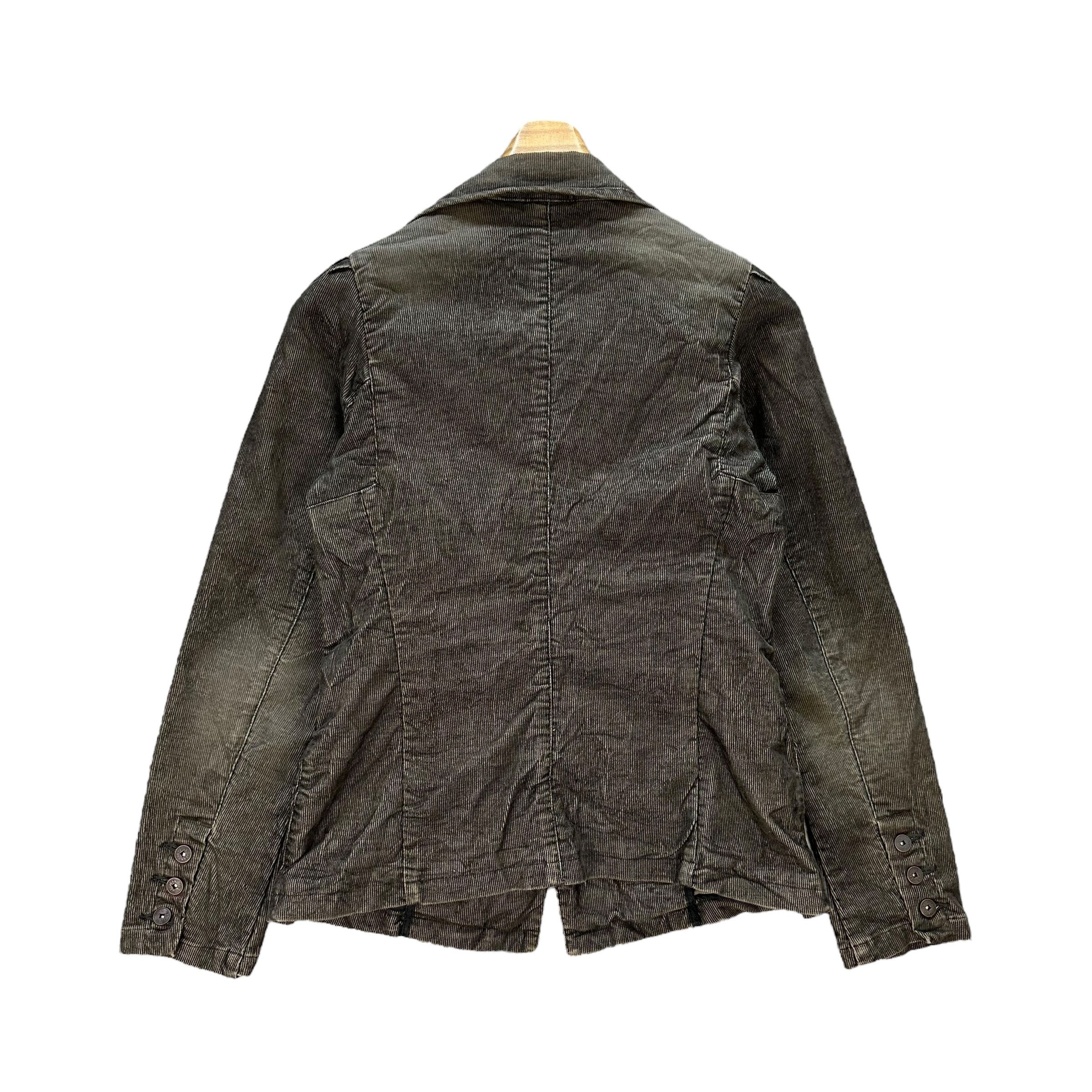 Marithe + Francois Girbaud Vintage MFG Double Breast Corduroy Jacket #A78-1897 Size M / US 6-8 / IT 42-44 - 13 Thumbnail