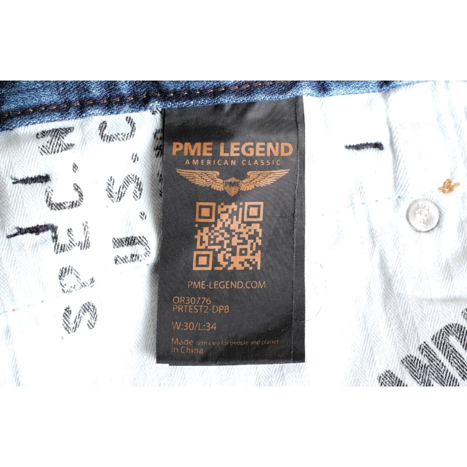 Vintage PME LEGEND Slim Straight Stretch Jeans Men W30 L34 DZ4406 Blue Denim 5-Pocket Rise Mid 30/34 Regular Jeans Mens Size US 30 / EU 46 - 5 Thumbnail