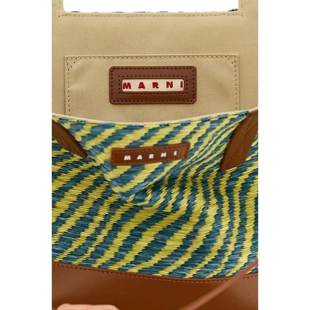 Marni MARNI Waves piccola Green Tote Bag New Size ONE SIZE - 4 Thumbnail