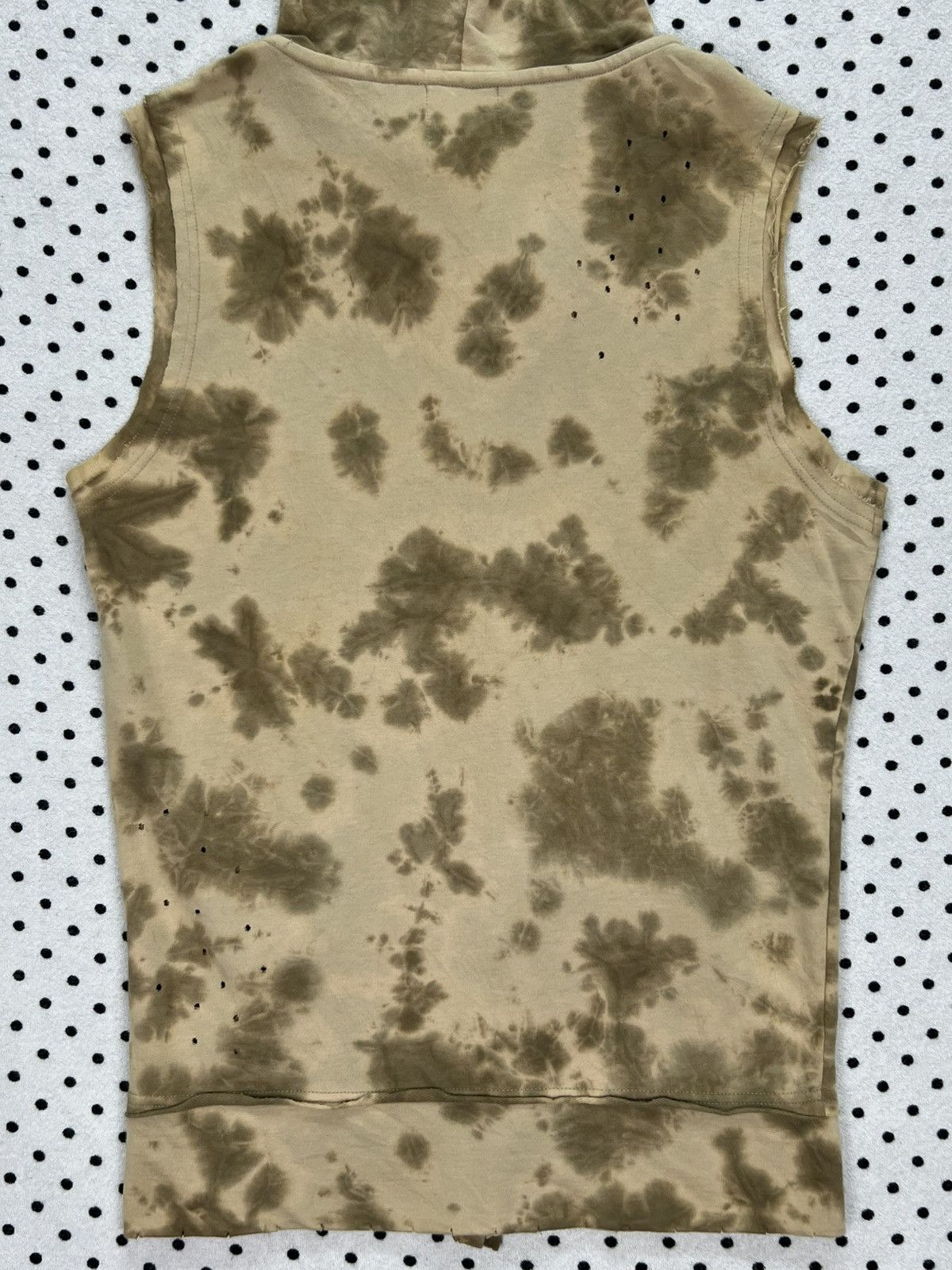 Japanese Brand May Champ Bleached Distressed Sleeveless Hoodie Size US M / EU 48-50 / 2 - 5 Thumbnail