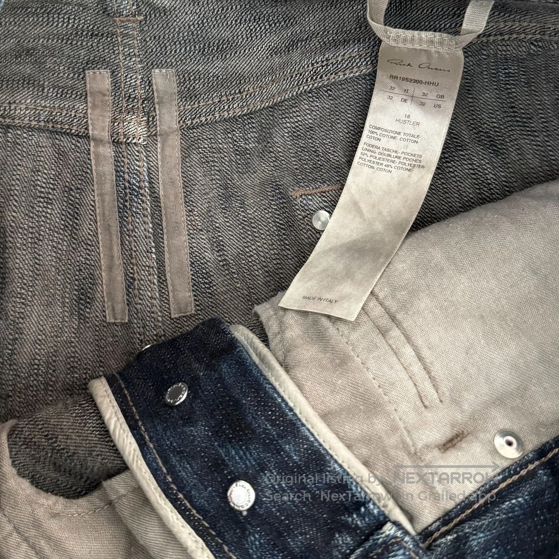 Rick Owens Rick Owens 19SS Mainline Slub Denim Skirt. Size US 32 / EU 48 - 5 Thumbnail