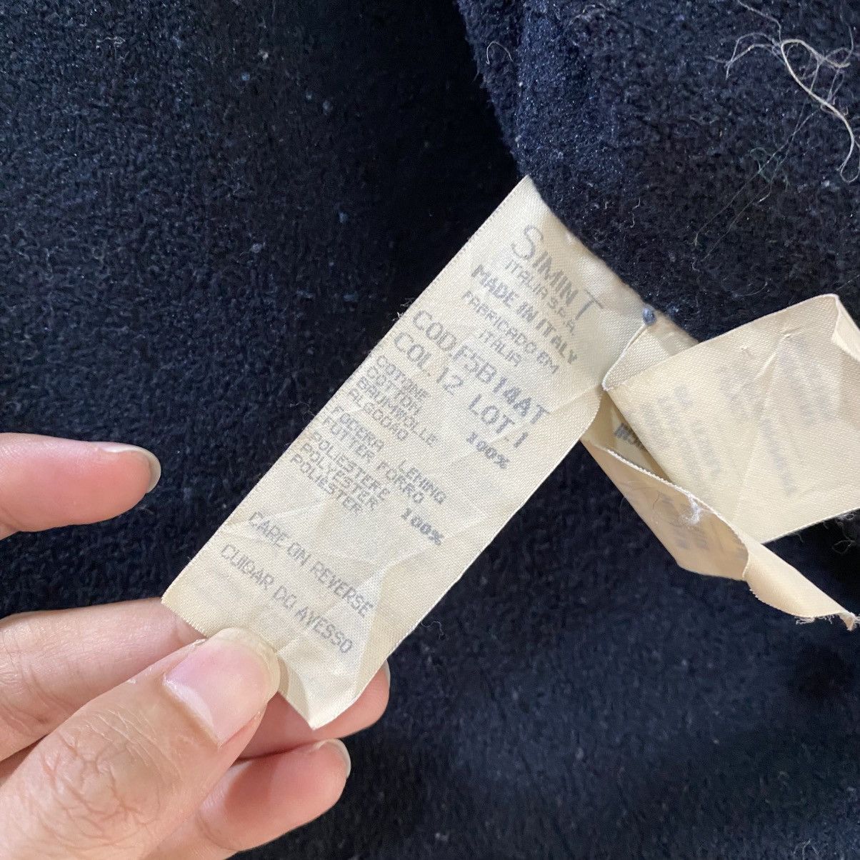 Giorgio Armani Vintage Giorgio Armani Jeans Denim Jacket Sherpa size XS Size US XS / EU 42 / 0 - 14 Thumbnail