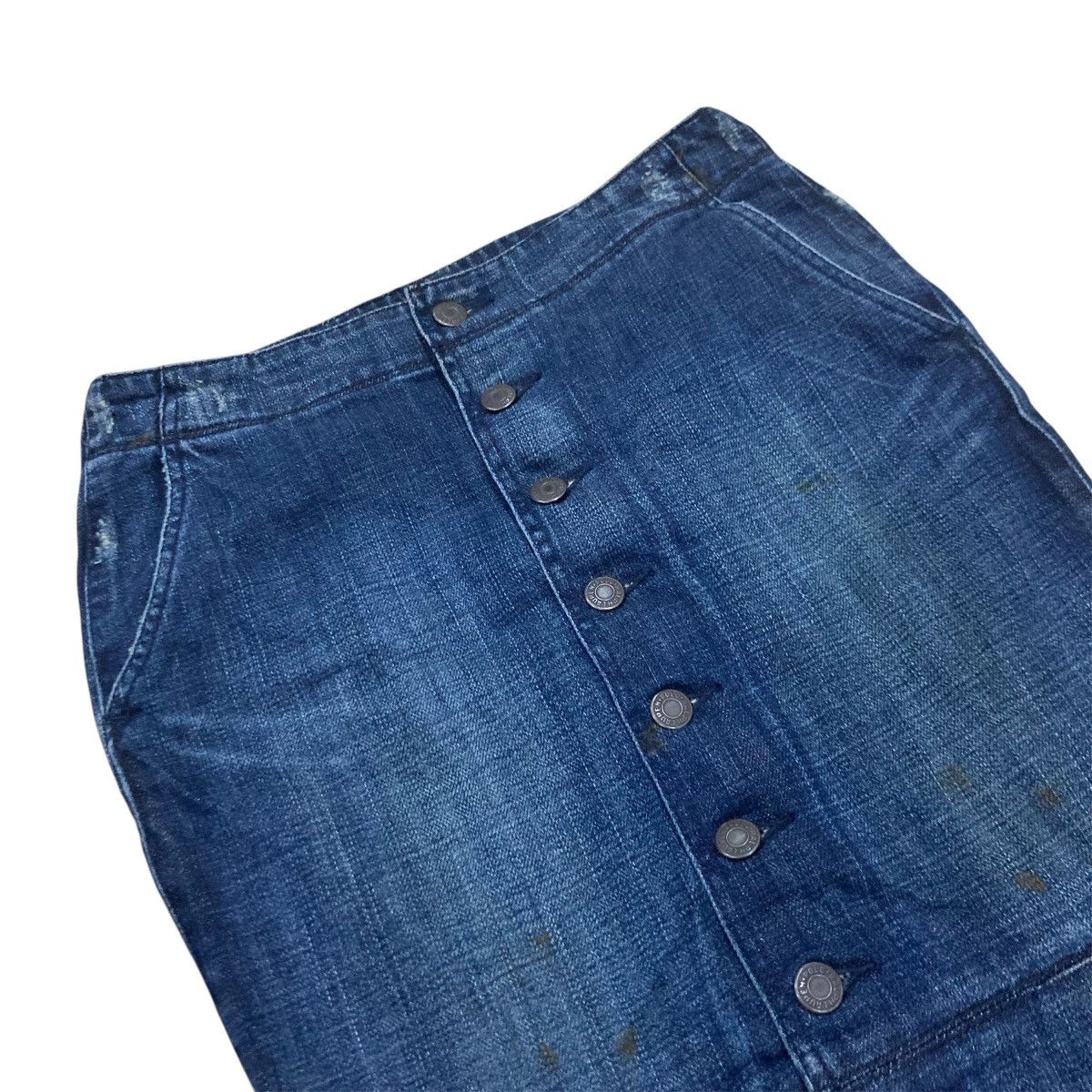 Polo Ralph Lauren POLO RALPH LAUREN DENIM MIDI SKIRT Size 28" / US 6 / IT 42 - 3 Thumbnail