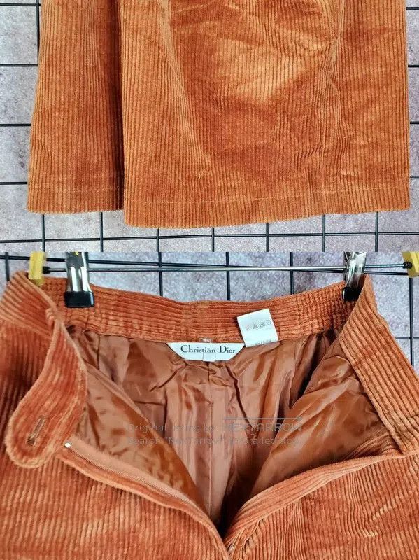 Dior Dior Orange Brown Cotton Casual Pants . Size 35" - 5 Thumbnail