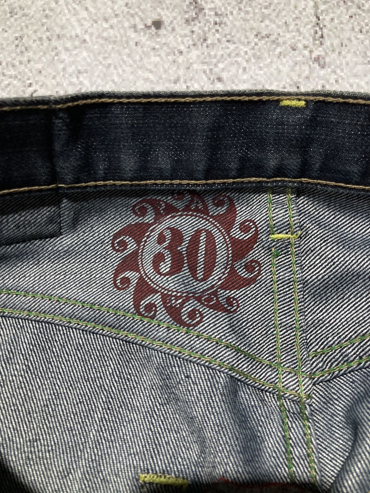 Japanese Brand 2000s Sugoi Tatto Embroidery Dragon Tiger Denim Jeans Size US 29 - 17 Thumbnail