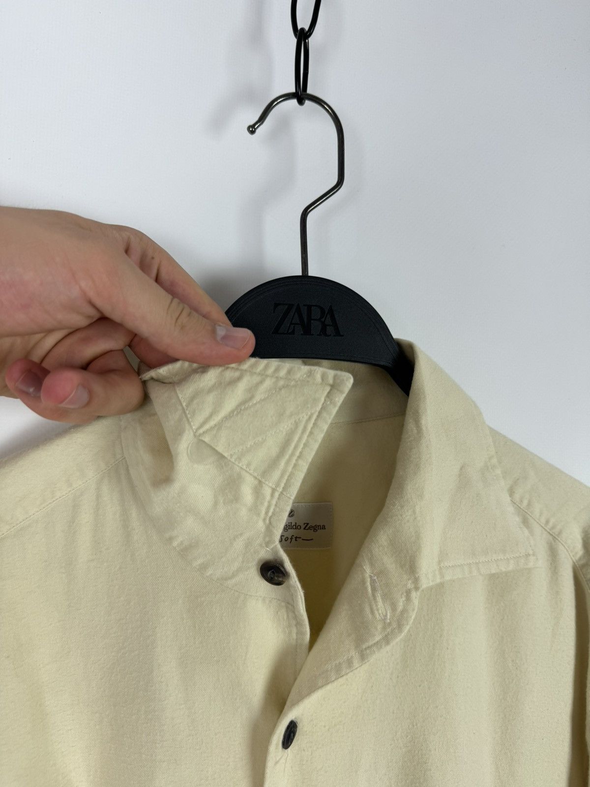 Ermenegildo Zegna Ermenegildo Zegna Soft Pocket Buttons Shirt Size US L / EU 52-54 / 3 - 9 Thumbnail