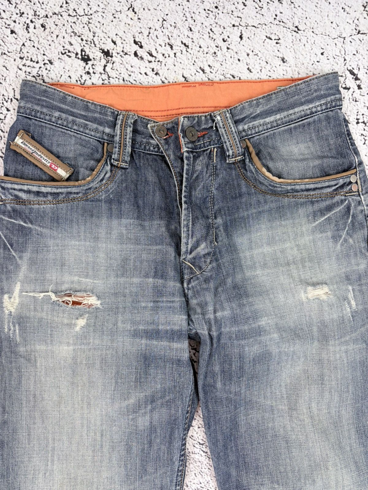 Diesel ⁠Vintage Diesel Distressed Jeans Y2K Archive Denim Size US 30 / EU 46 - 6 Thumbnail