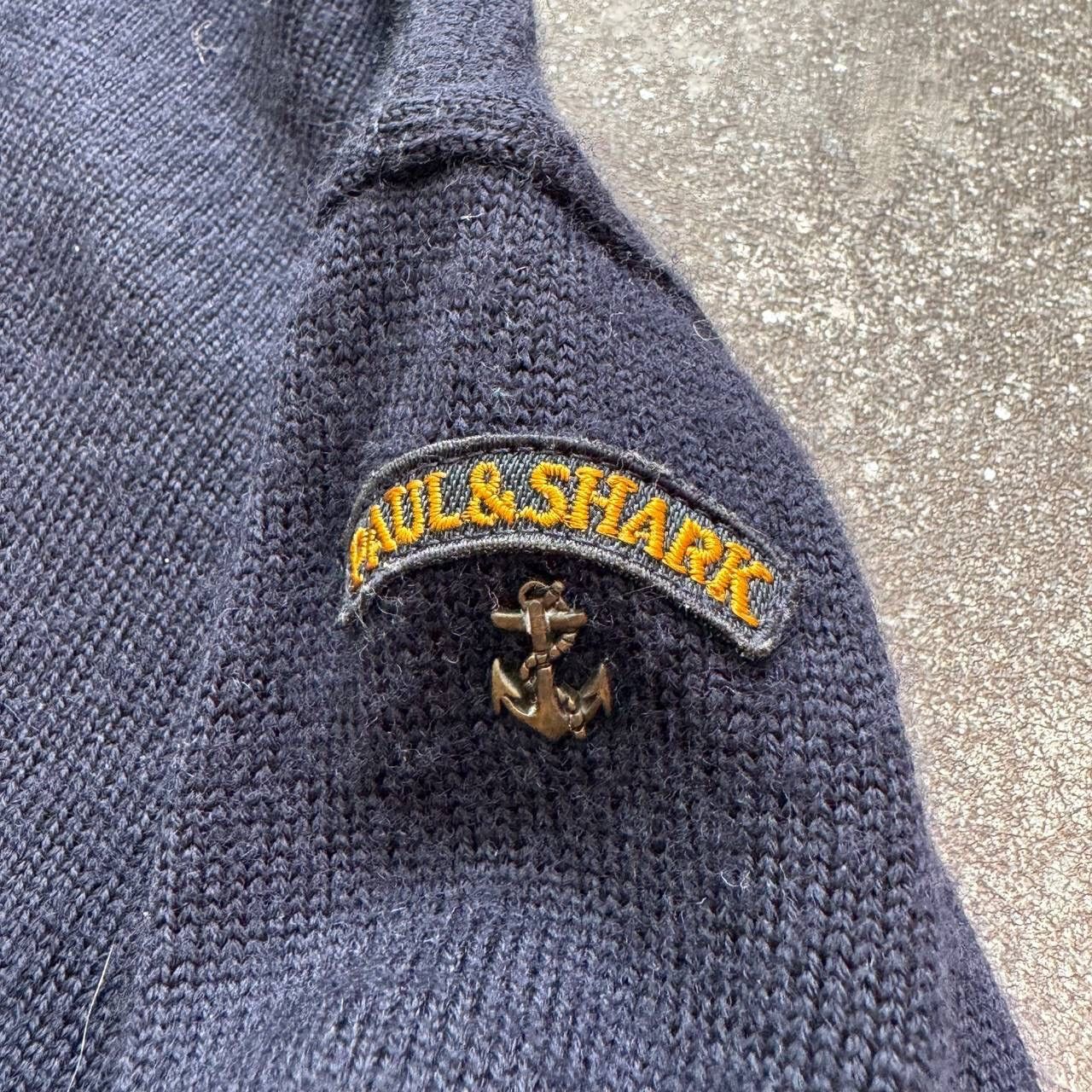 Paul & Shark × Vintage Paul & Shark Yachting 1/4 Zip Lana Wool Sweater Size US XL / EU 56 / 4 - 4 Thumbnail