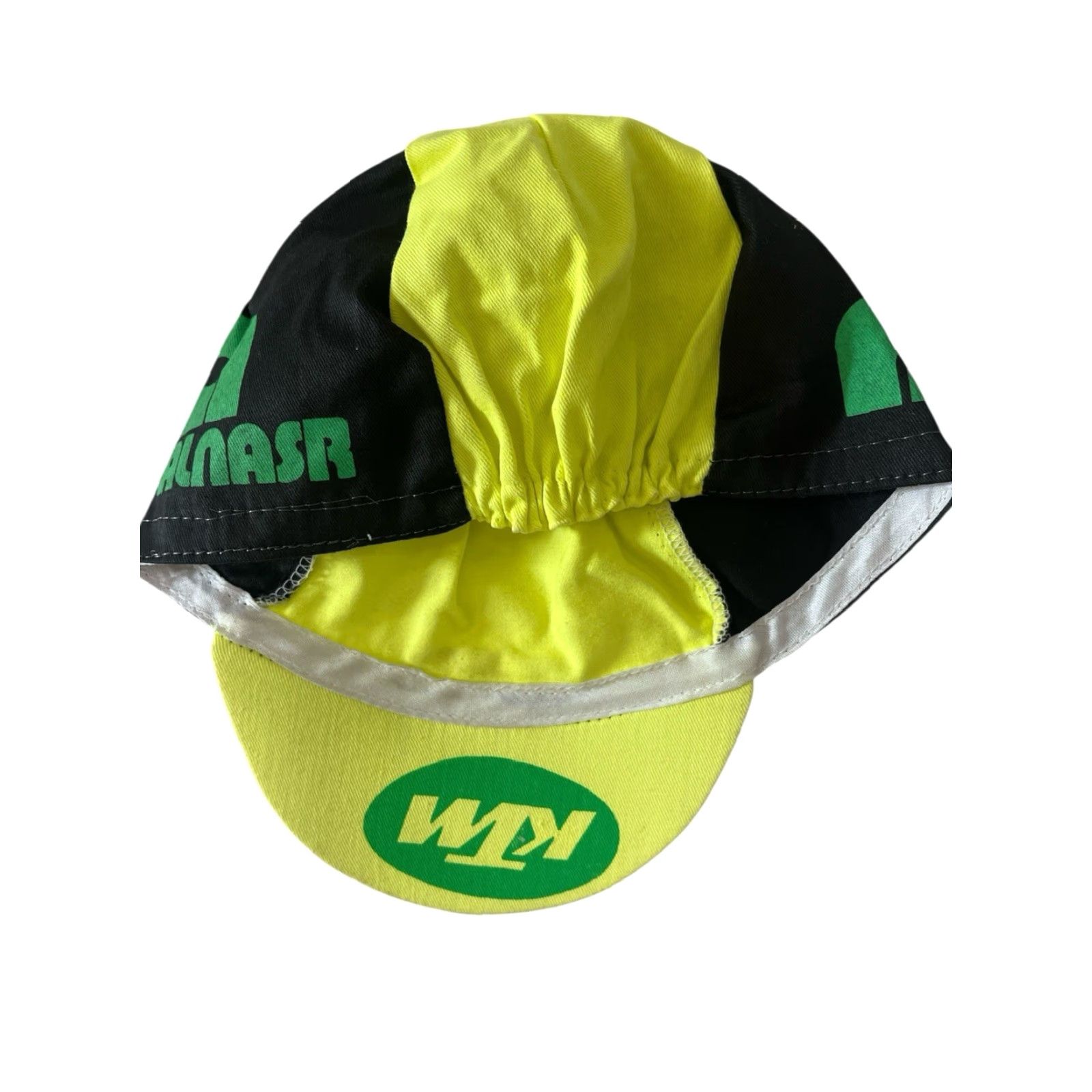 Vintage VINTAGE Palnasr Cycling Cap Mens OSFA 90s Black Neon Cotton Deadstock NWOT 80s Size ONE SIZE - 6 Thumbnail