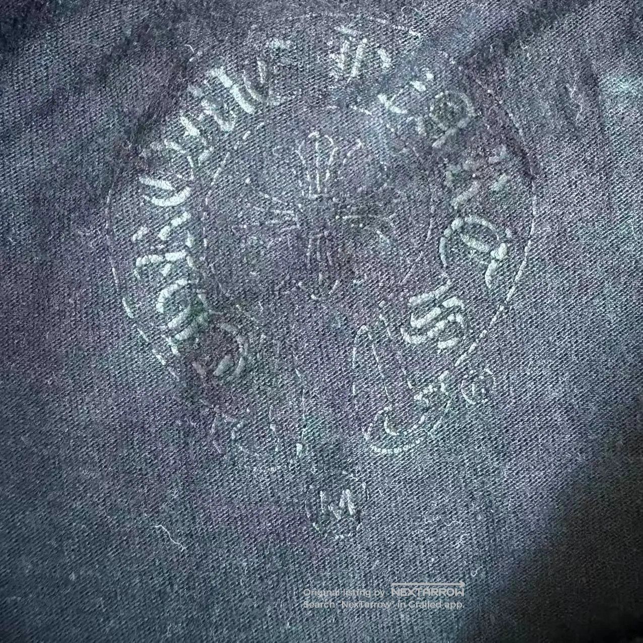 Chrome Hearts Black Malibu Cross Sword Floral Tee M 99n, Men's — image 3 of 4