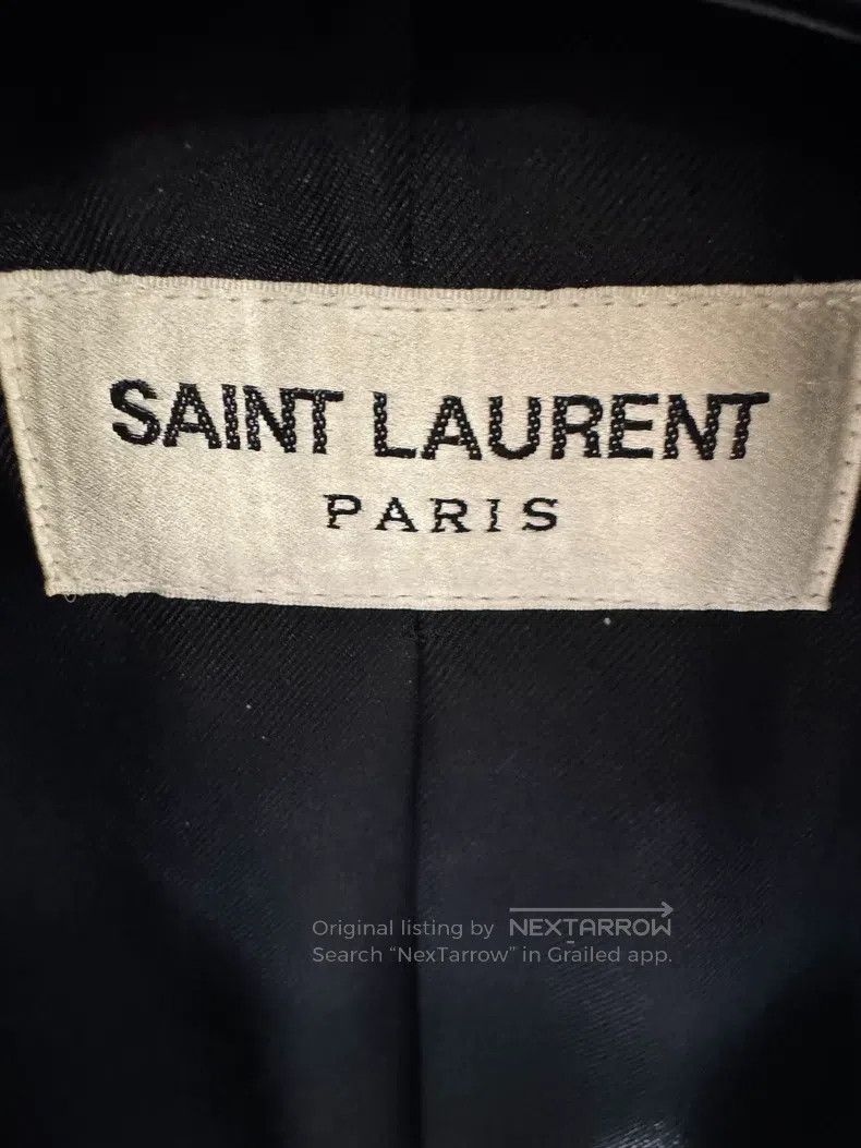Saint Laurent Paris Saint Laurent Paris Wool Tuxedo Jacket Size XXS / US 00 / IT 34 - 6 Thumbnail