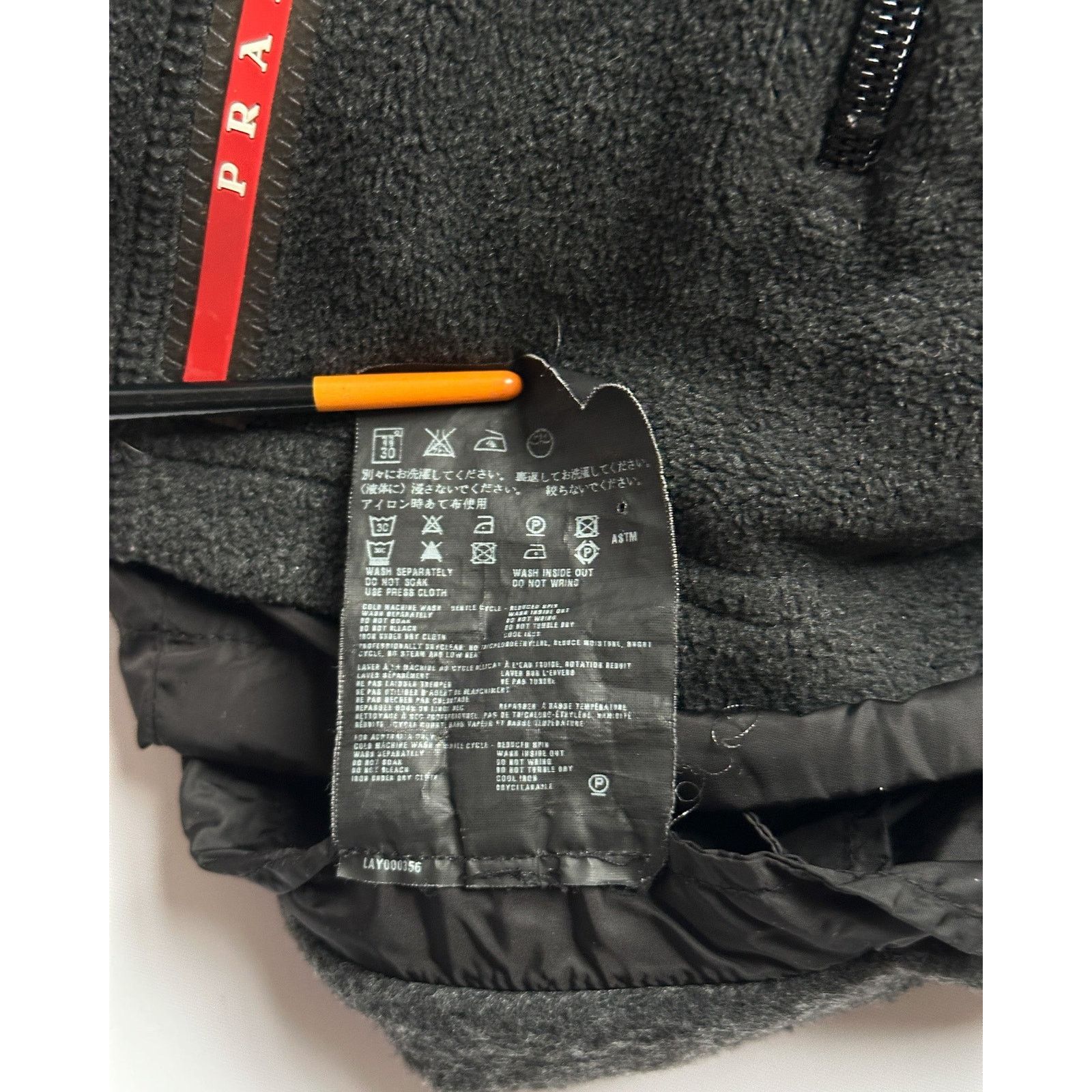 Prada Prada Sport 2006 Fleece Paneled Zip Hoodie Size US M / EU 48-50 / 2 - 8 Thumbnail