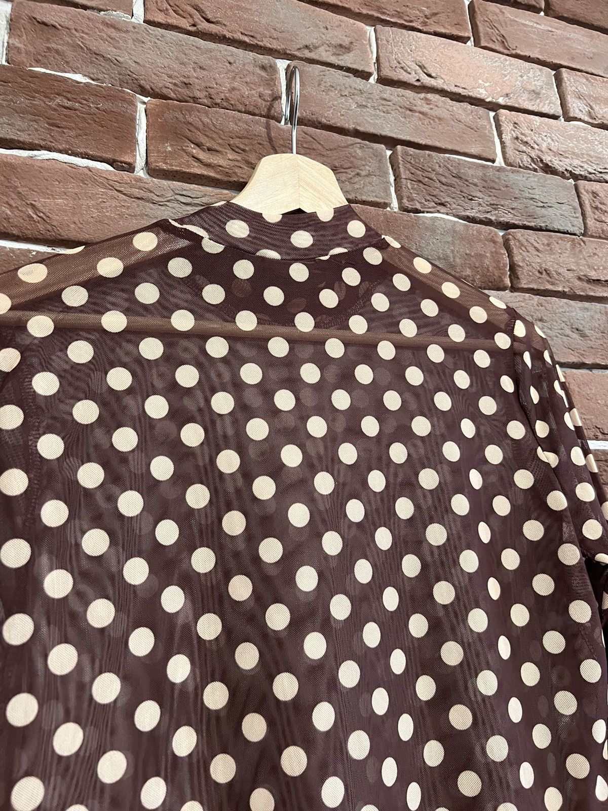 Jean Paul Gaultier Rare Vintage Polka Dot Y2K Mesh top like jean paul gaultie Size M / US 6-8 / IT 42-44 - 3 Thumbnail